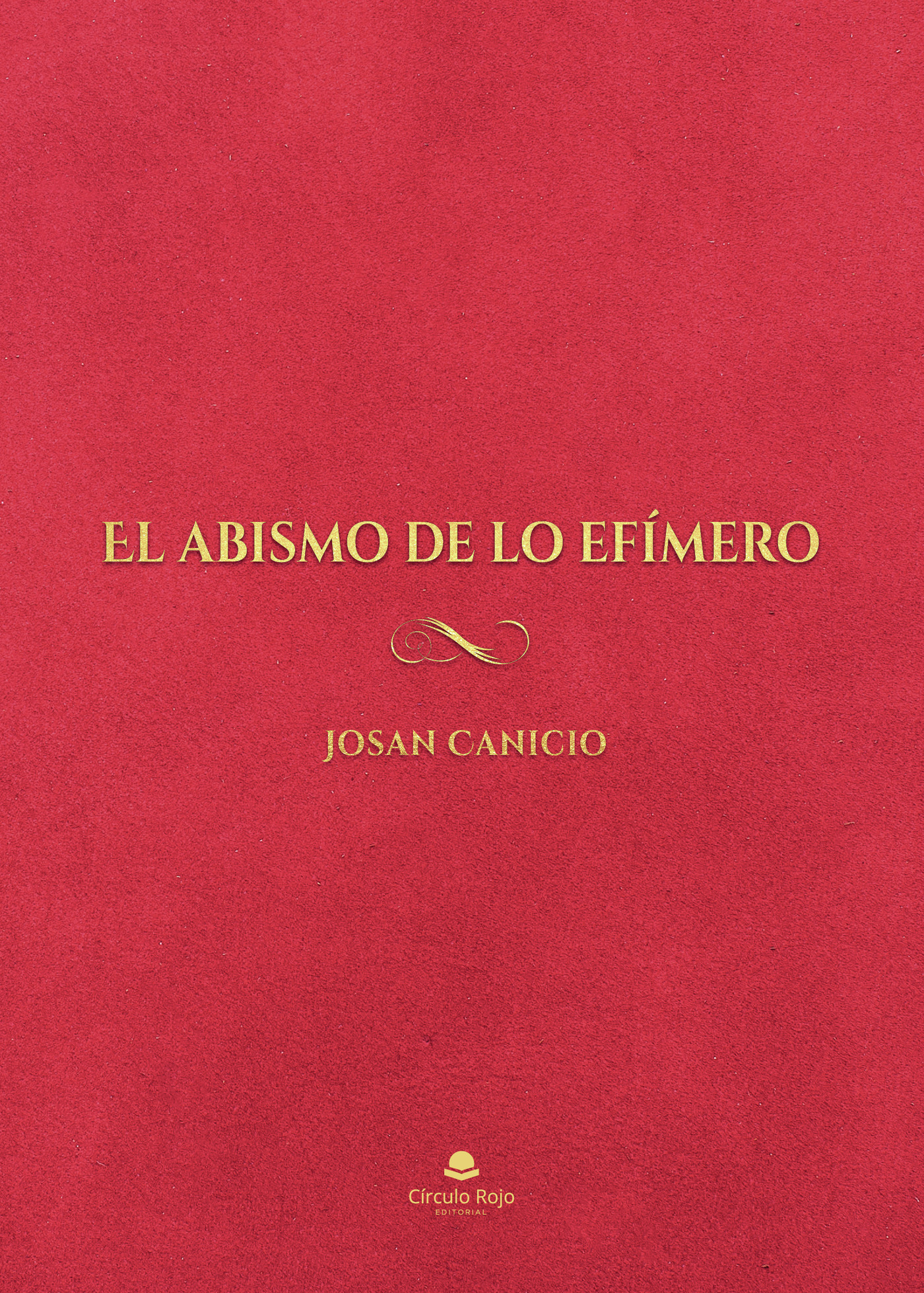 Portada de El abismo de lo efímero