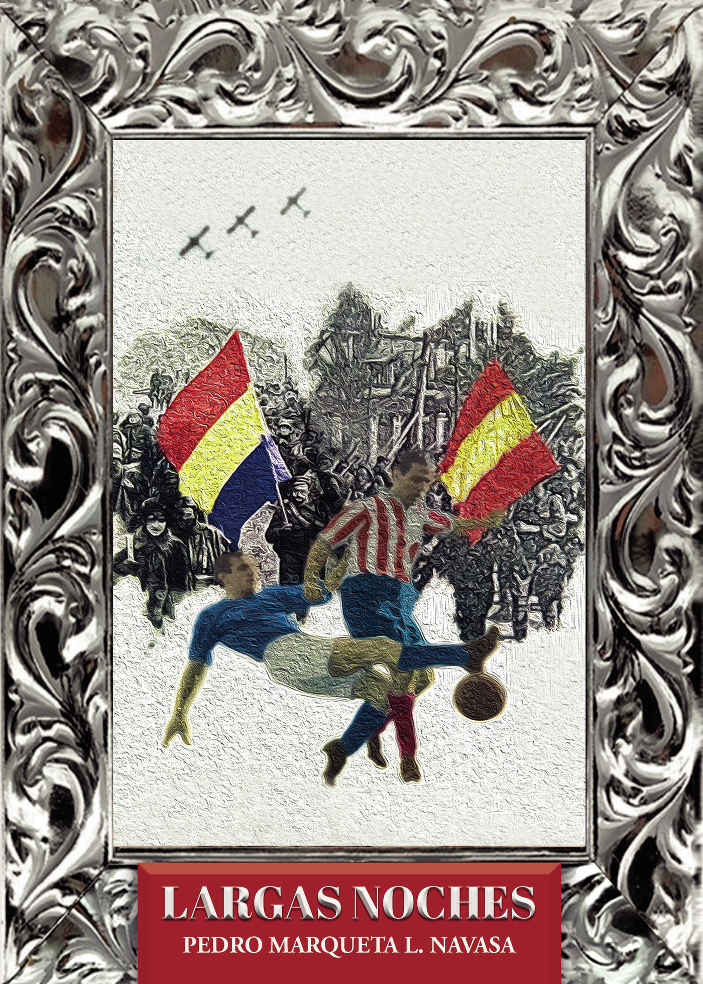 Portada de Largas noches · Pedro Marqueta L. Navasa