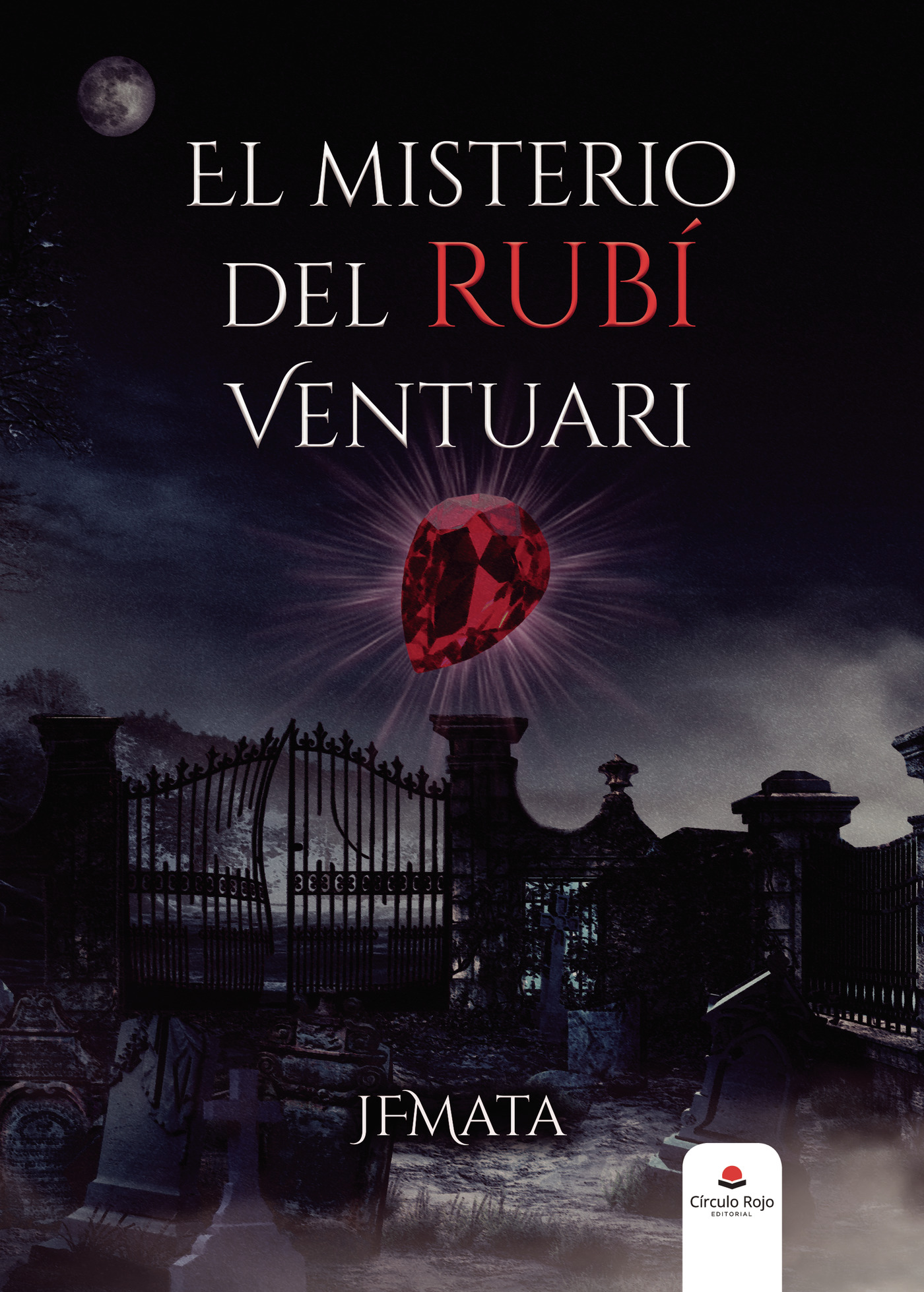 Portada de El misterio del rubí Ventuari · JFMata