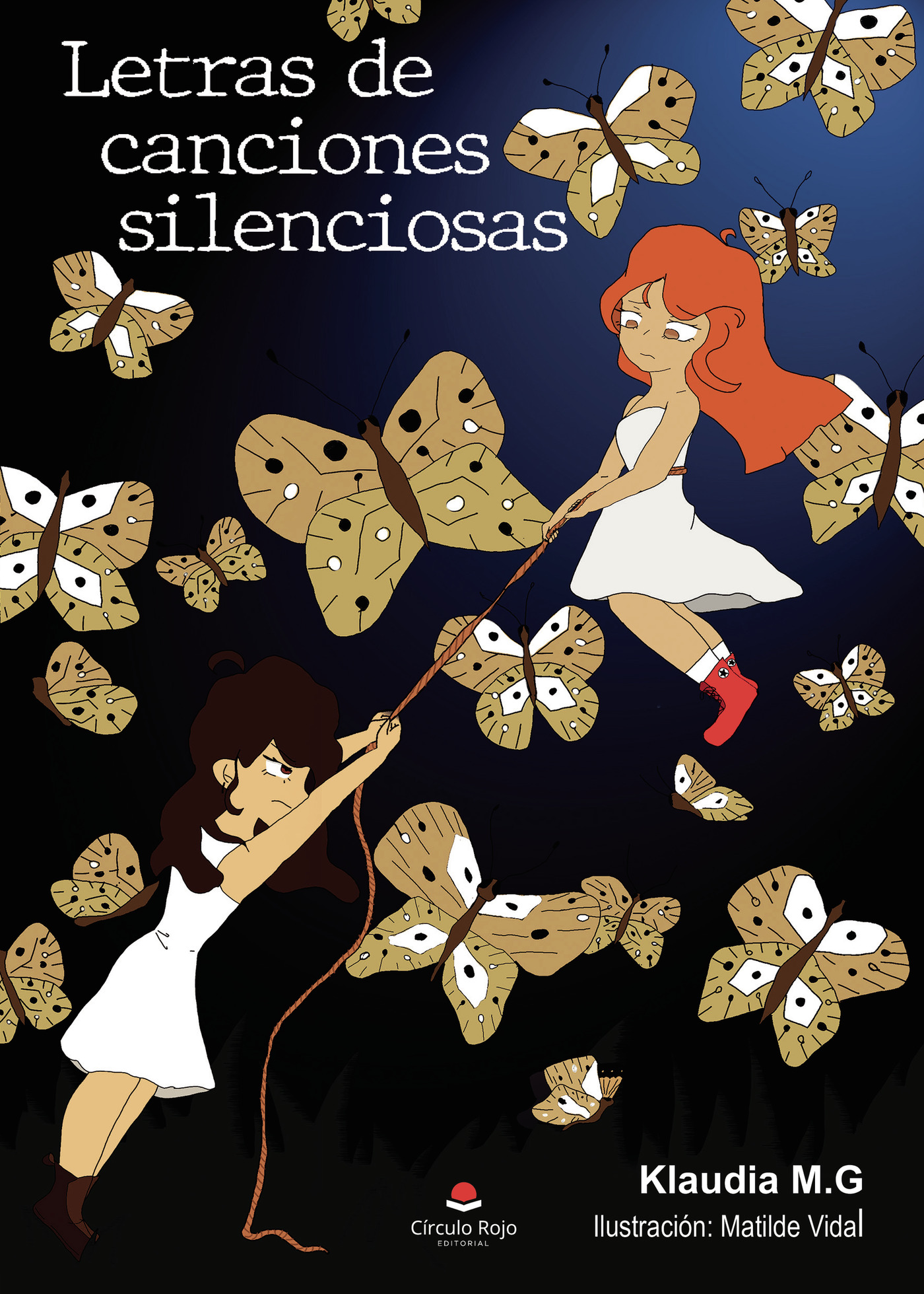 Portada de Letras de canciones silenciosas · Klaudia M.G