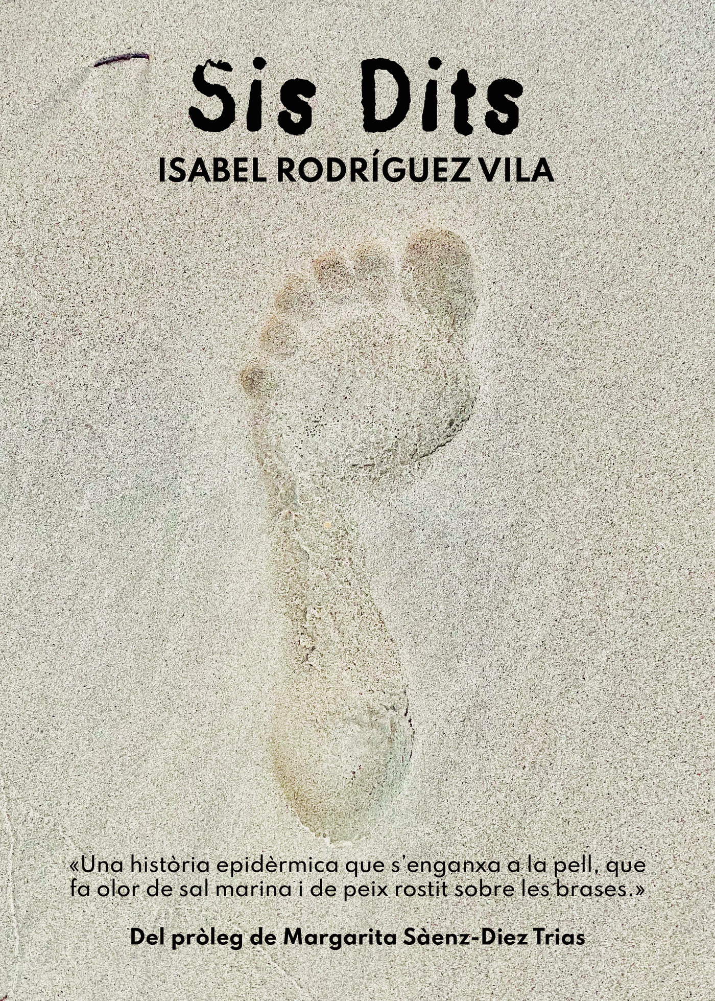 Portada de Sis dits · Isabel Rodríguez Vila
