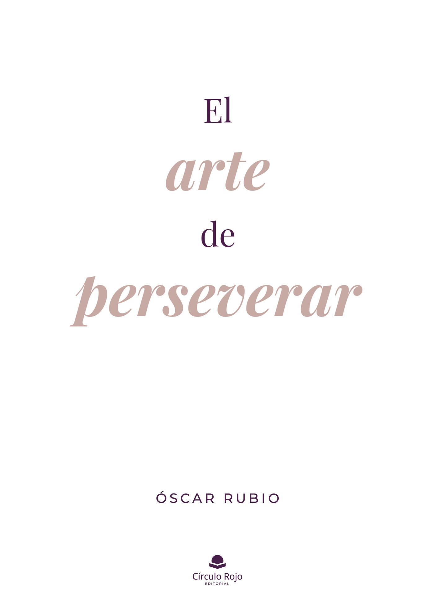 Portada de El arte de perseverar