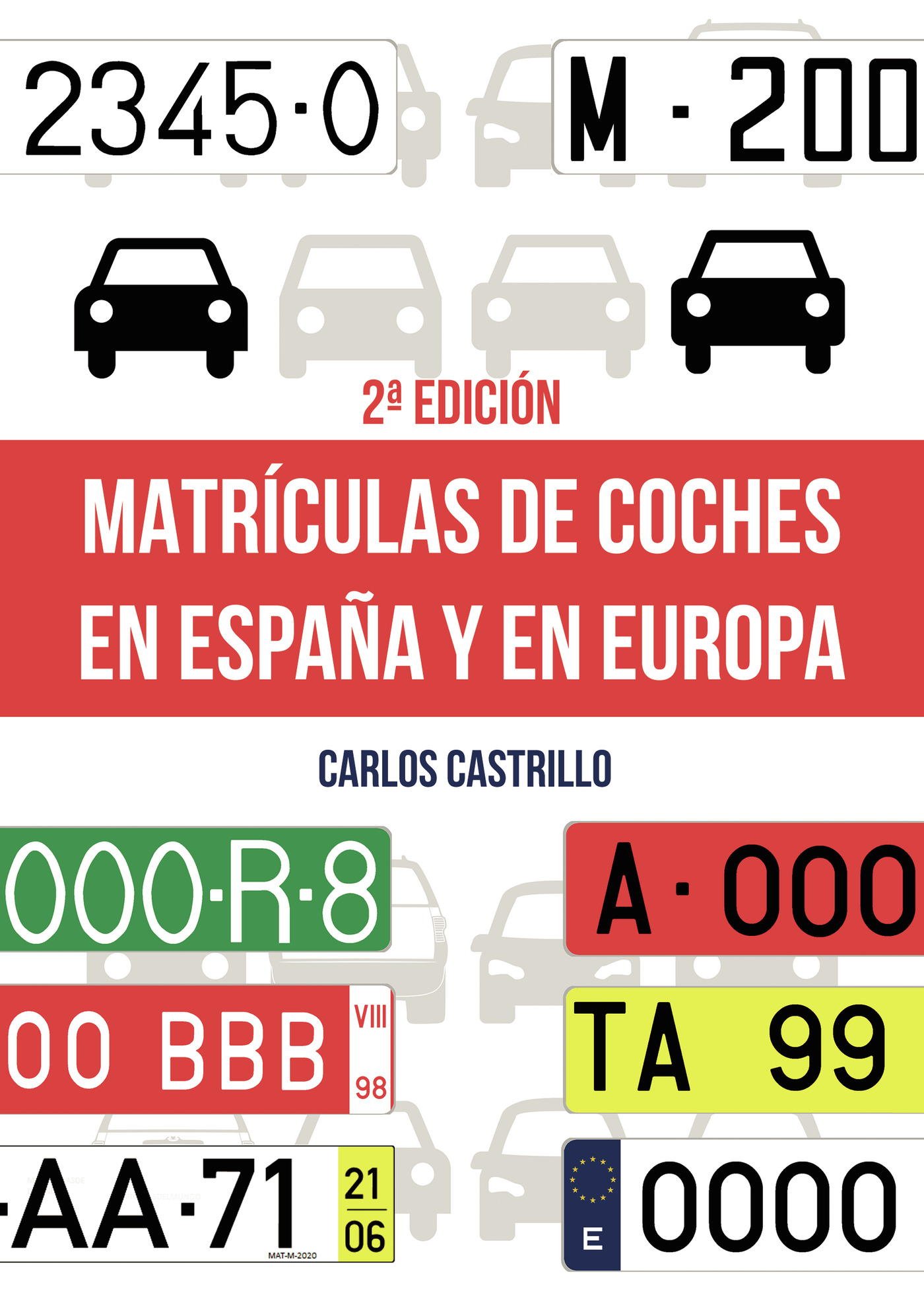 Portada de Matrículas de coches en España y en Europa