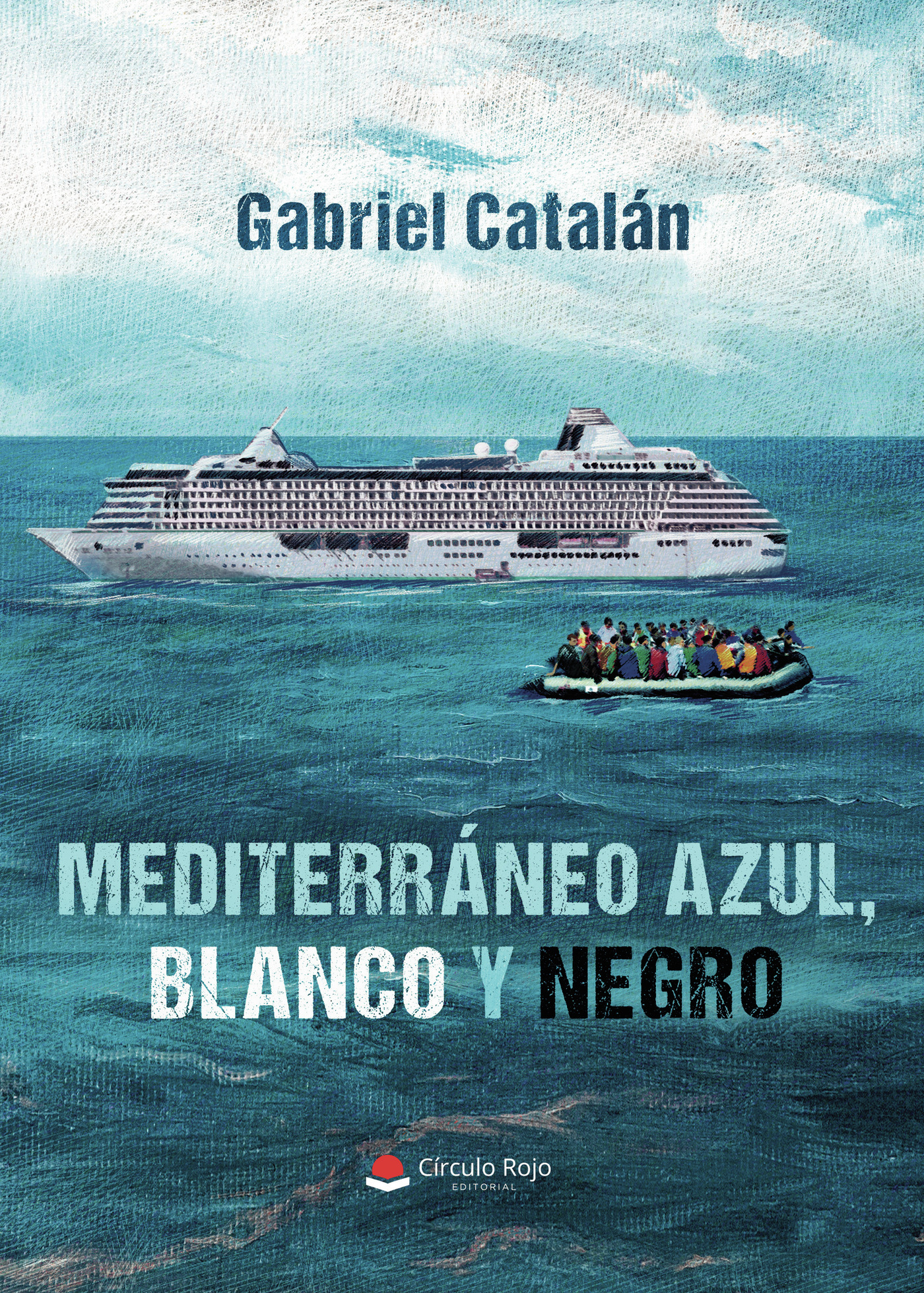 Portada de Mediterráneo azul, blanco y negro