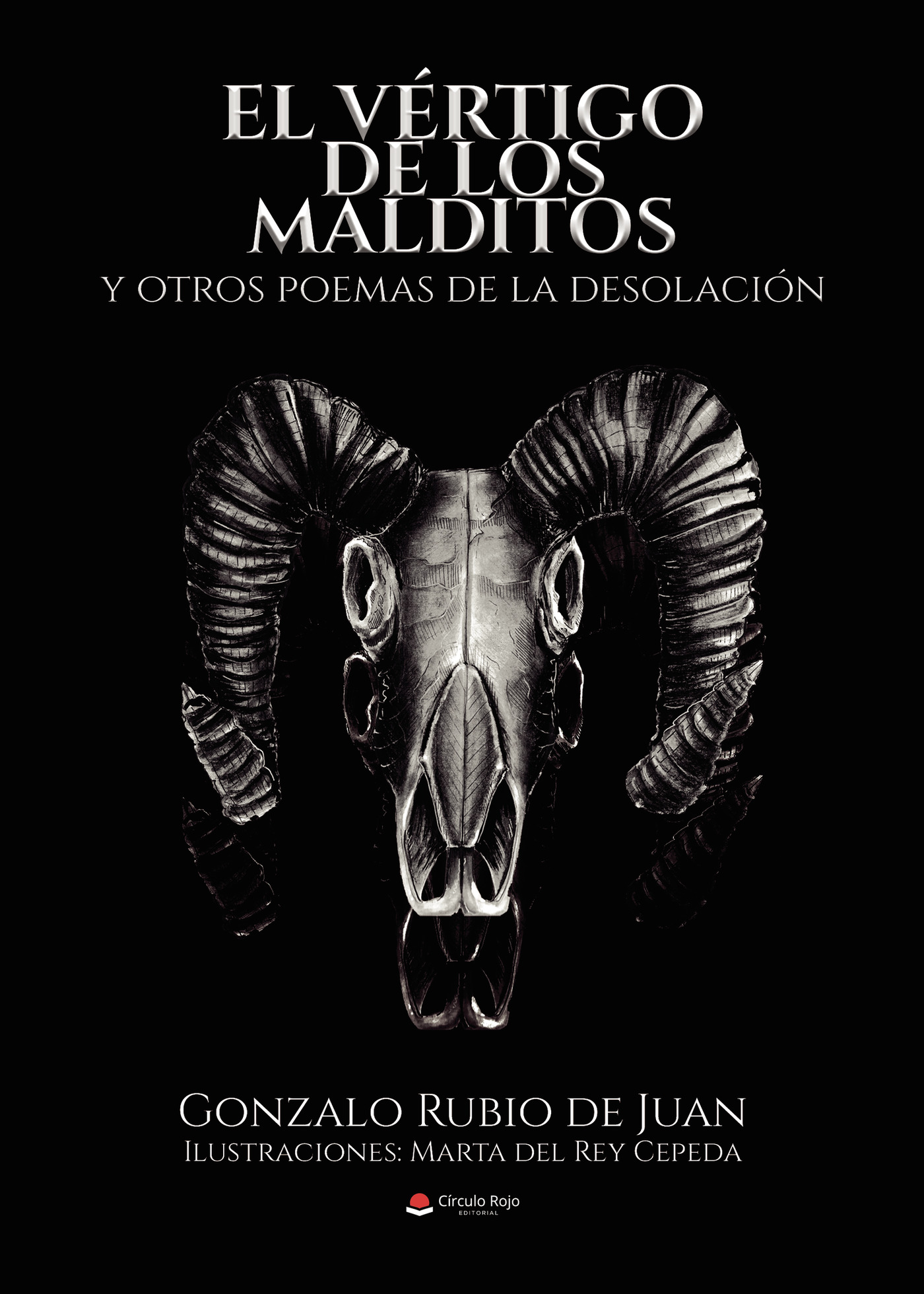 Portada de El vértigo de los malditos y otros poemas de la desolación · Gonzalo Rubio de Juan
