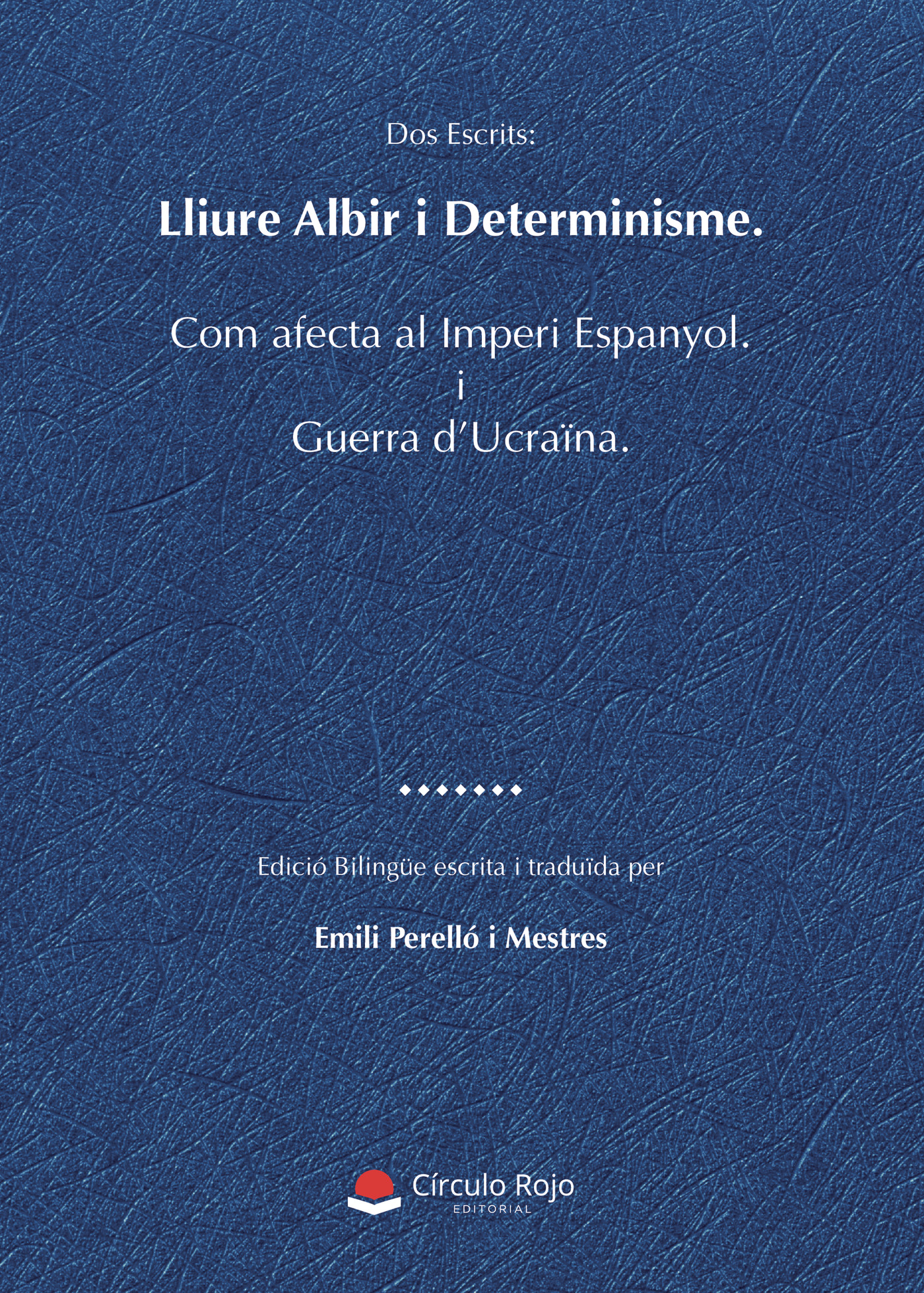 Portada de Lliure albir i determinisme