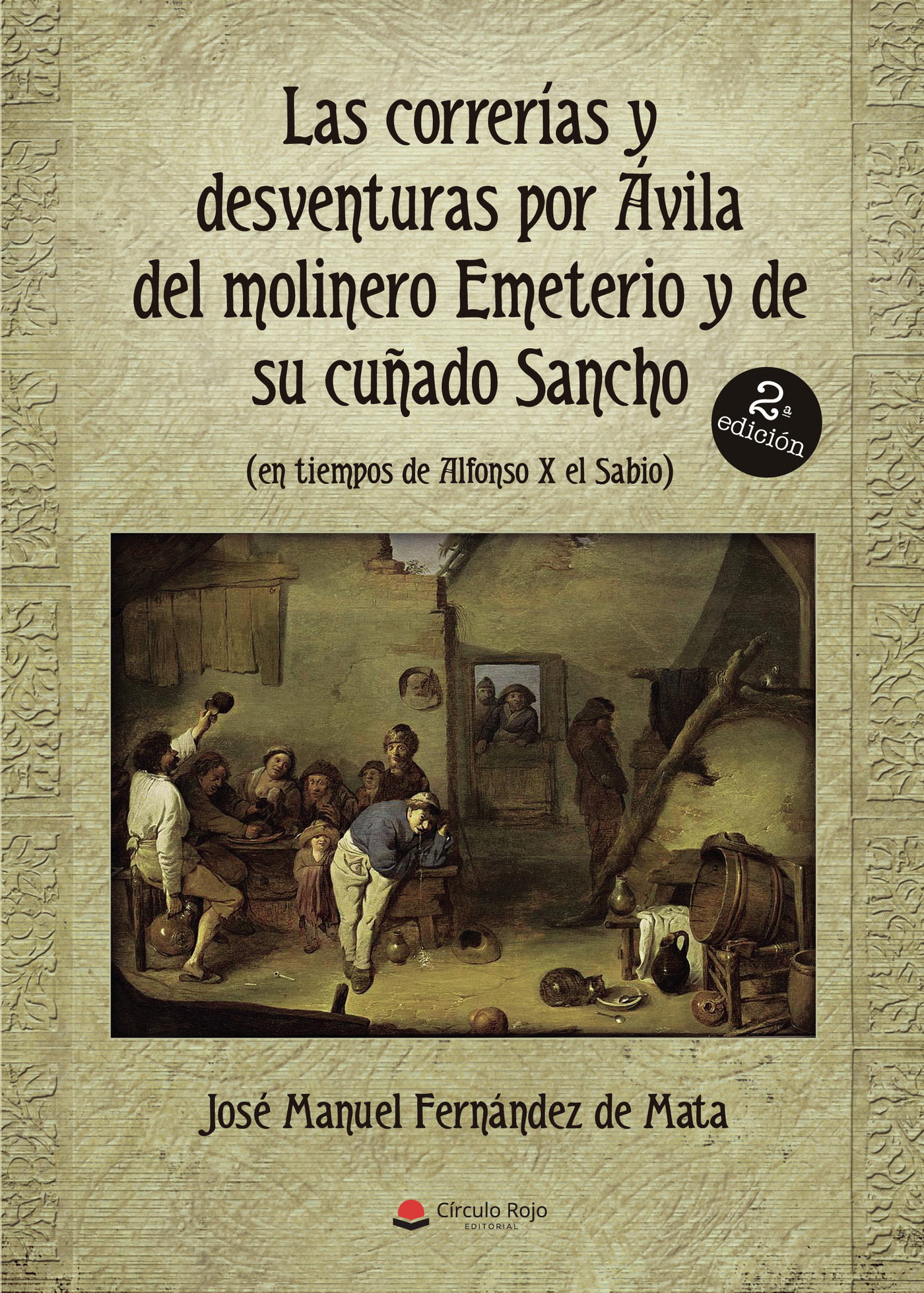 Portada de Las correrías y desventuras por Ávila del molinero Emeterio y de su cuñado Sancho (en tiempos de Alfonso X el Sabio)
