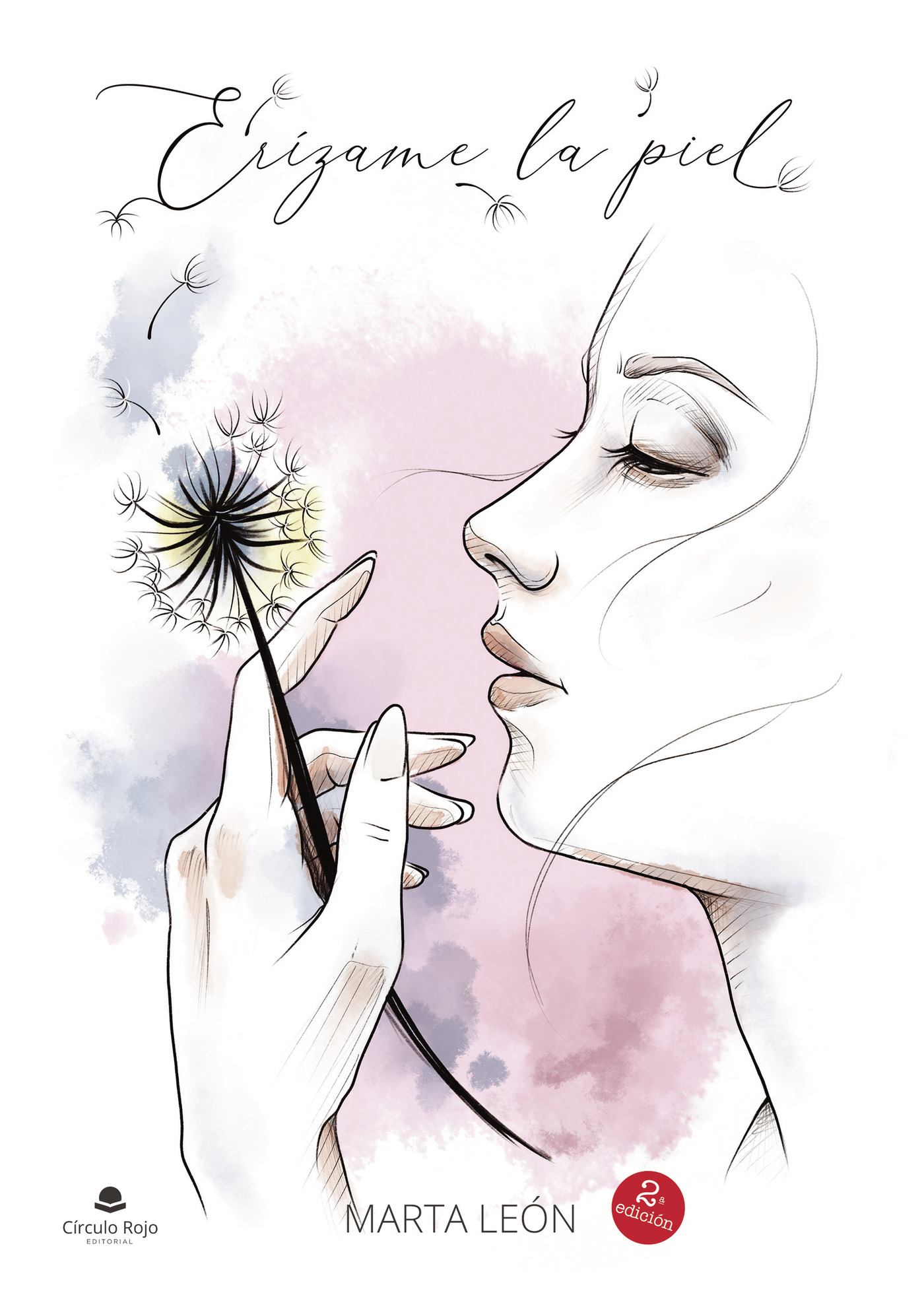 Portada de Erízame la piel · Marta León Hurtado