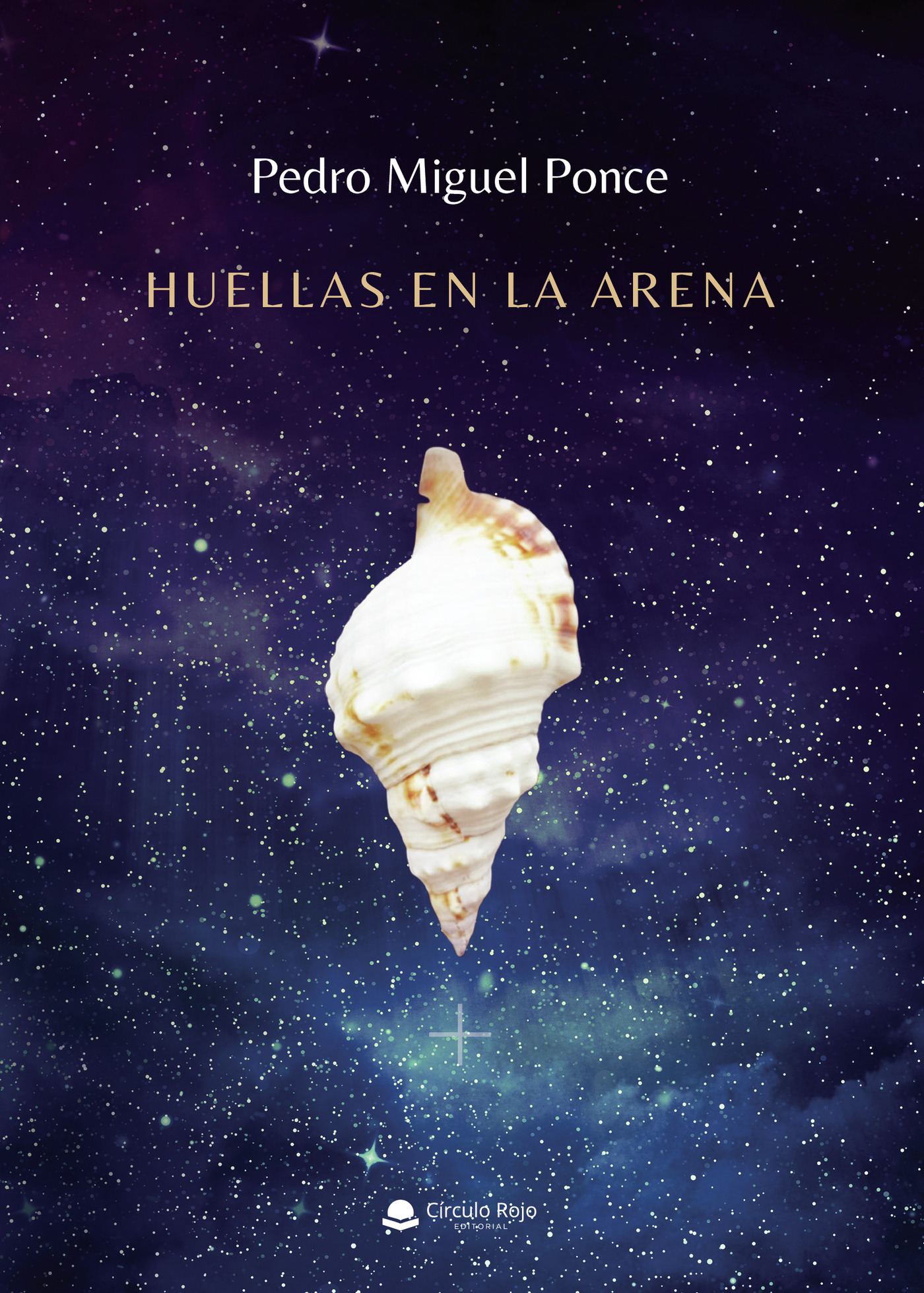 Portada de Huellas en la arena · Pedro Miguel Ponce