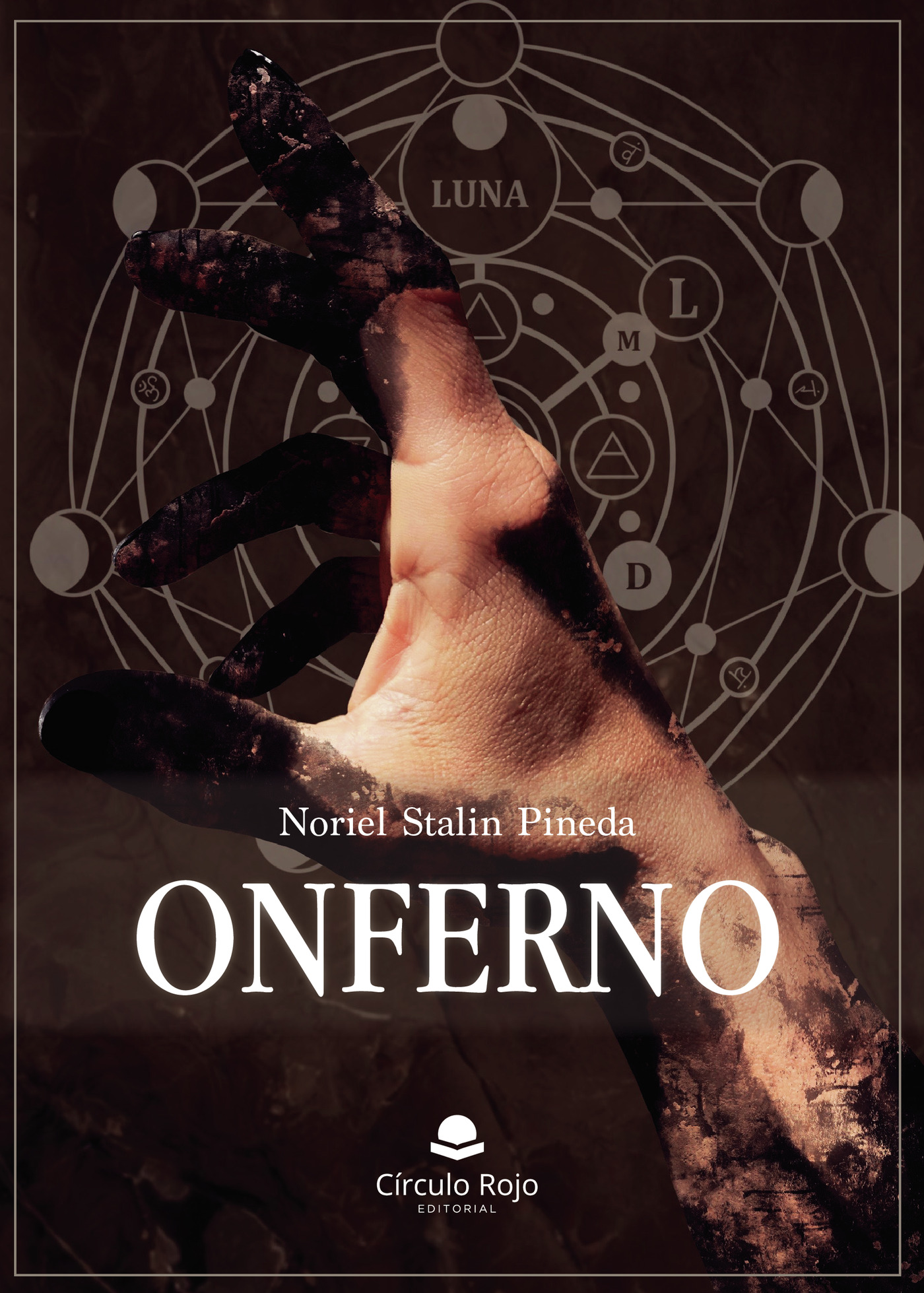 Portada de Onferno · Noriel Stalin Pineda Pitti