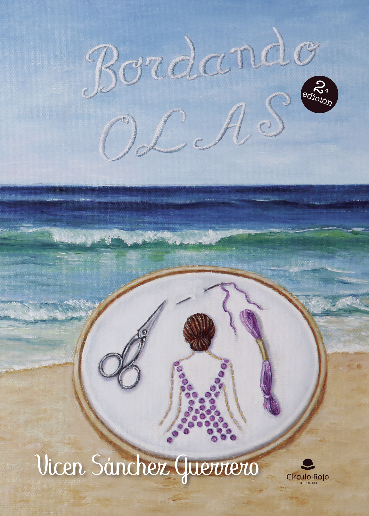 Portada de Bordando olas · Vicen Sánchez