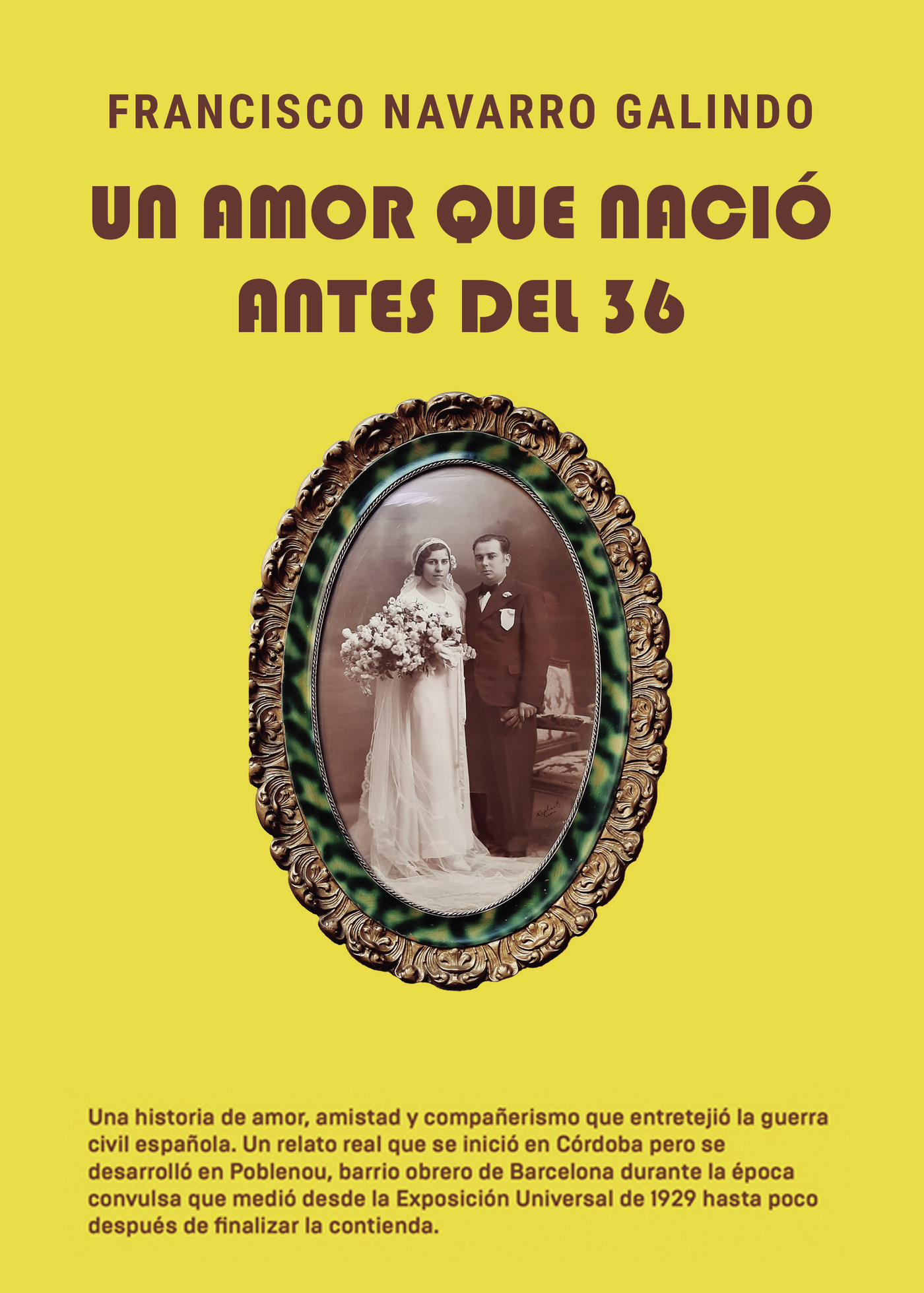 Portada de Un amor que nació antes del 36