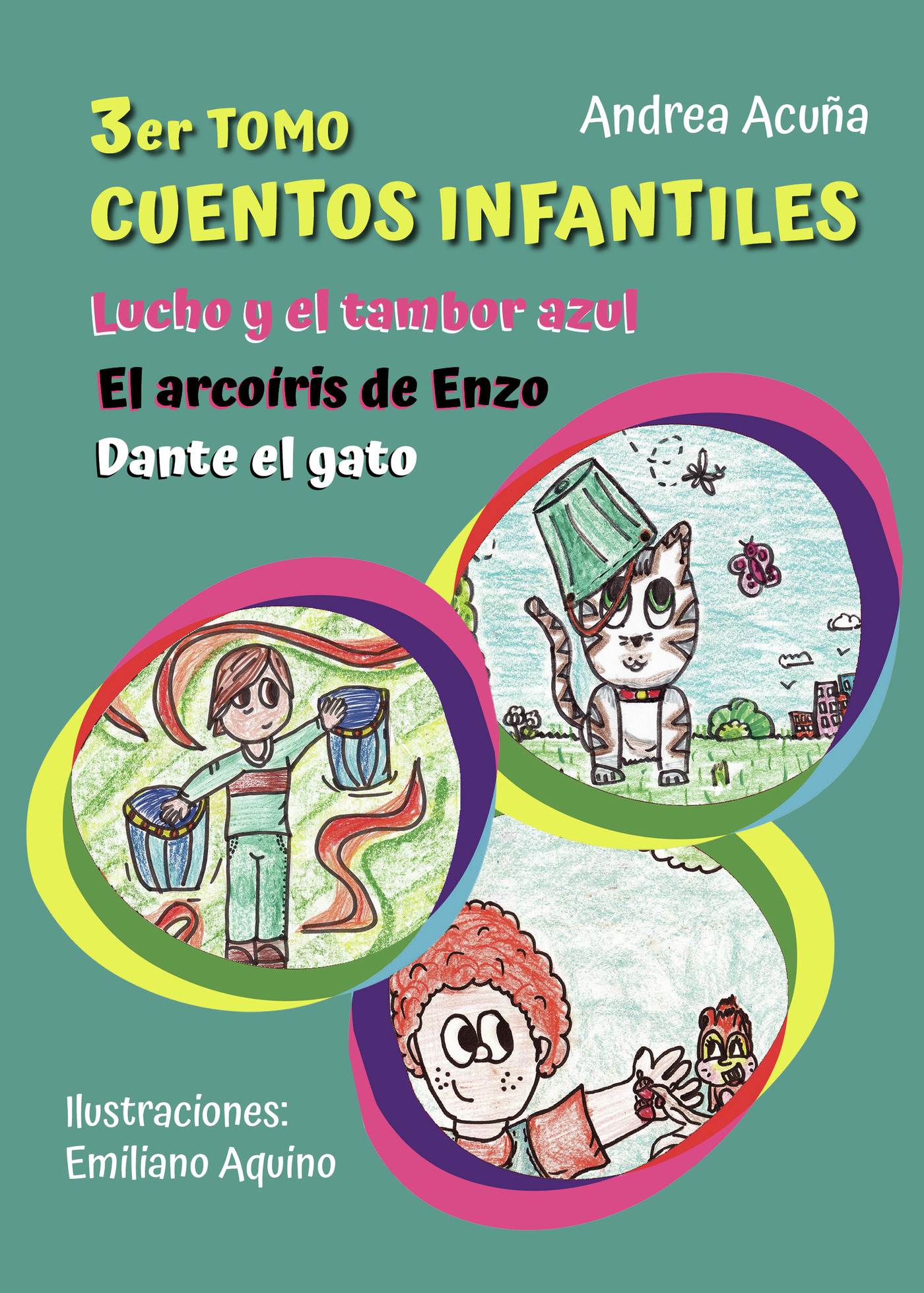 Portada de 3er tomo.Cuentos infantiles