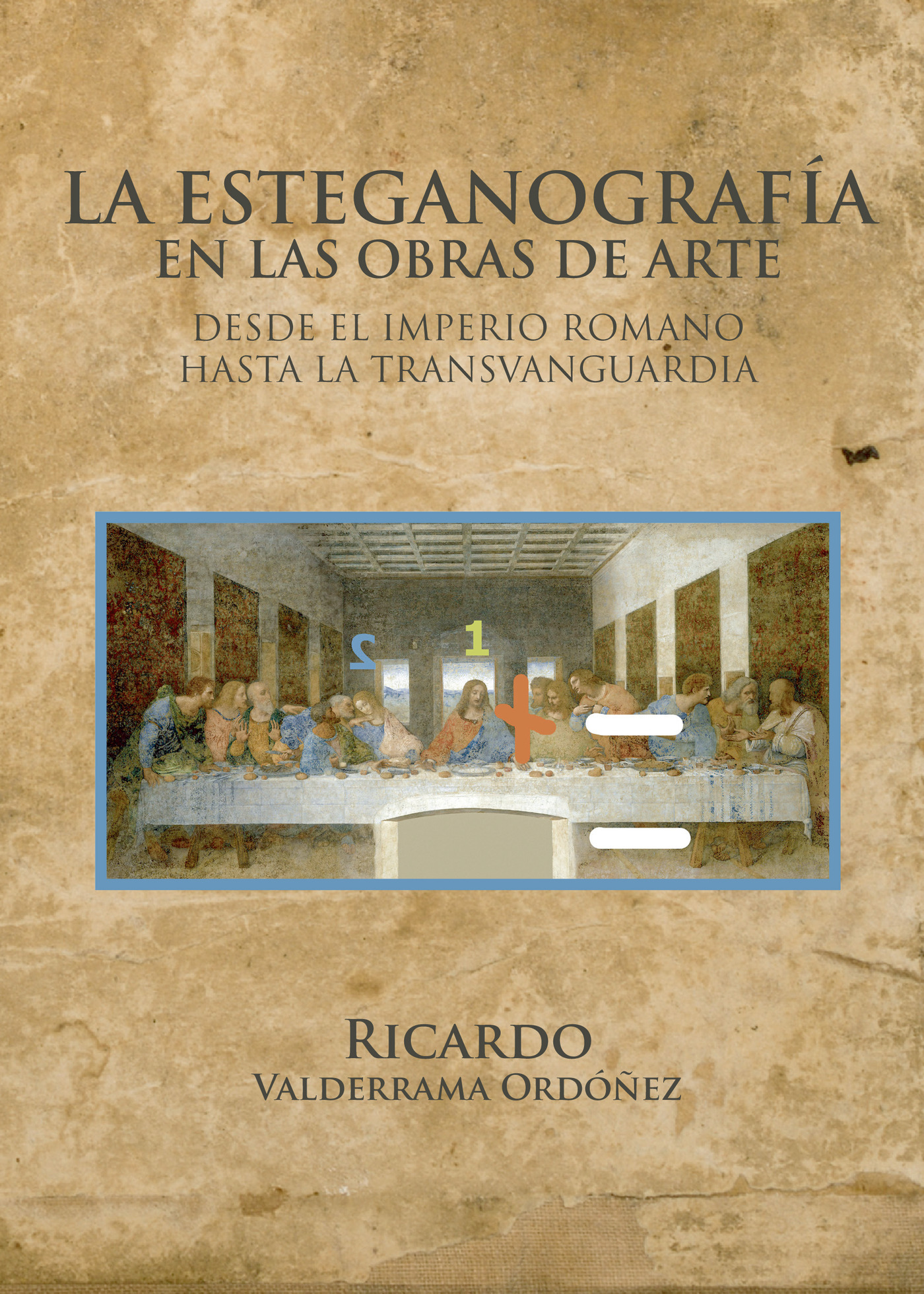 Portada de La esteganografia en las obras de arte desde el Imperio Romano hasta la Transvanguardia · Ricardo Valderrama Ordóñez
