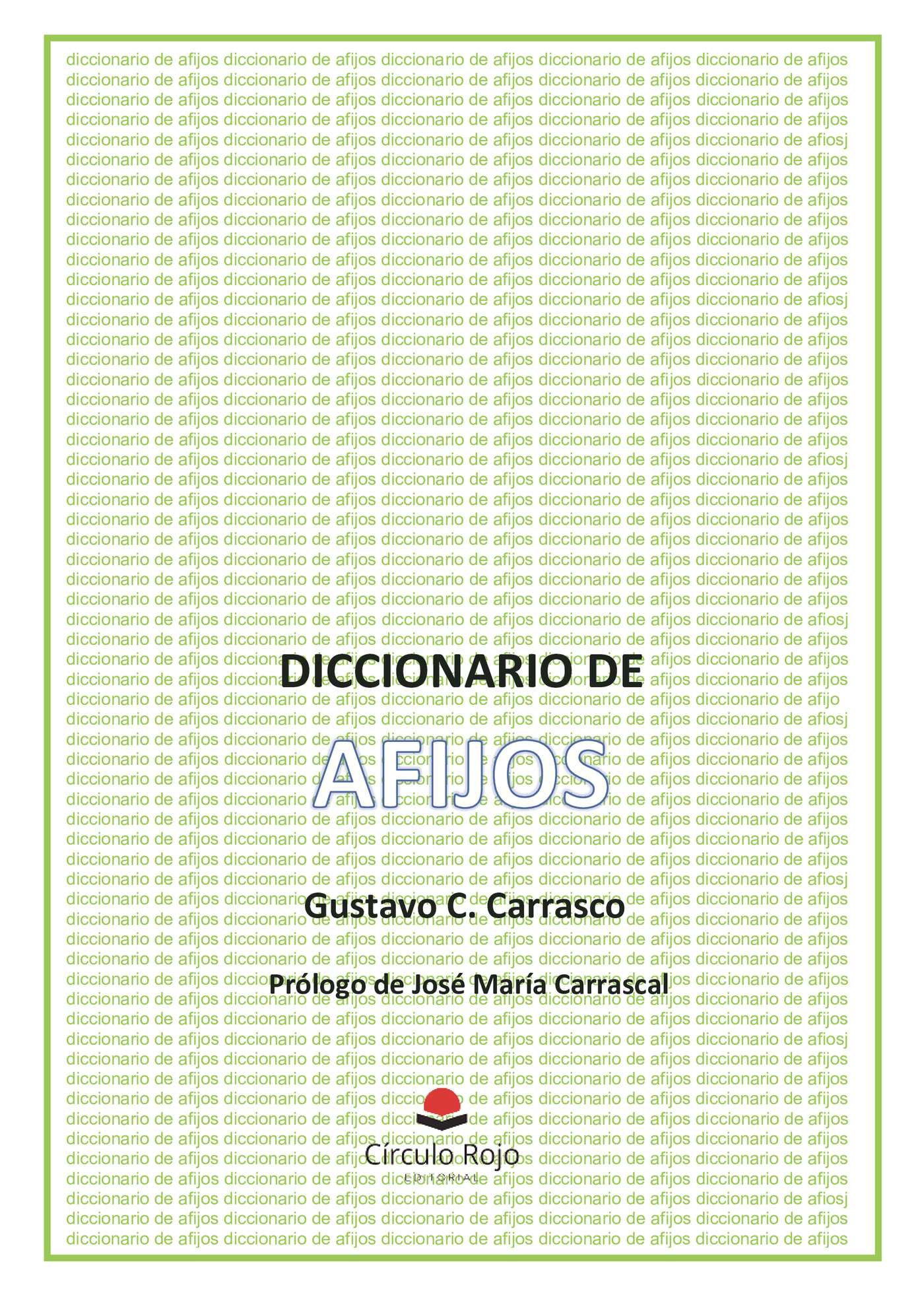 Portada de Diccionario de afijos