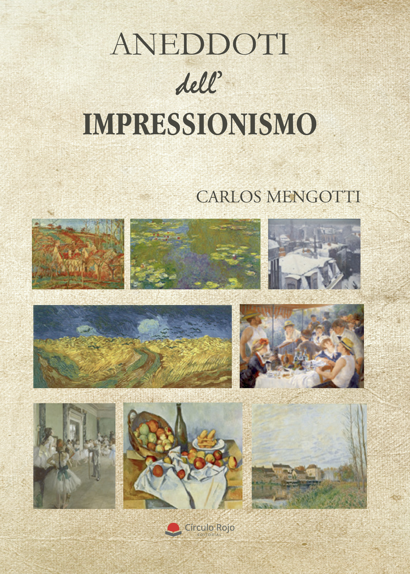 Portada de Aneddoti dellimpressionismo
