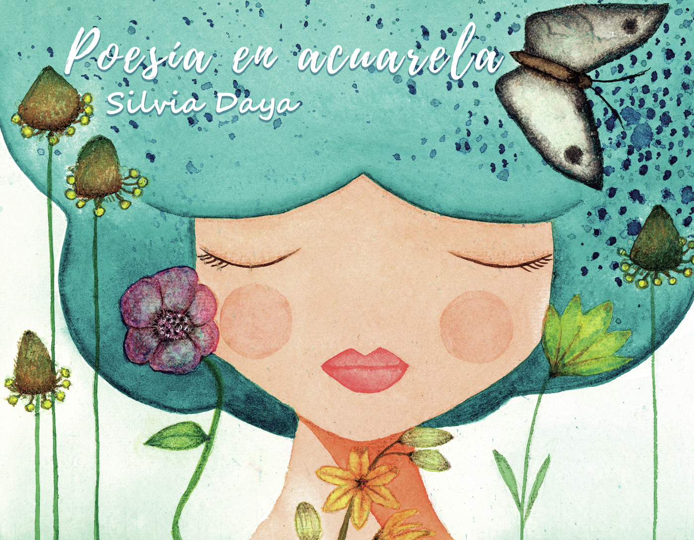 Portada de Poesía en acuarela