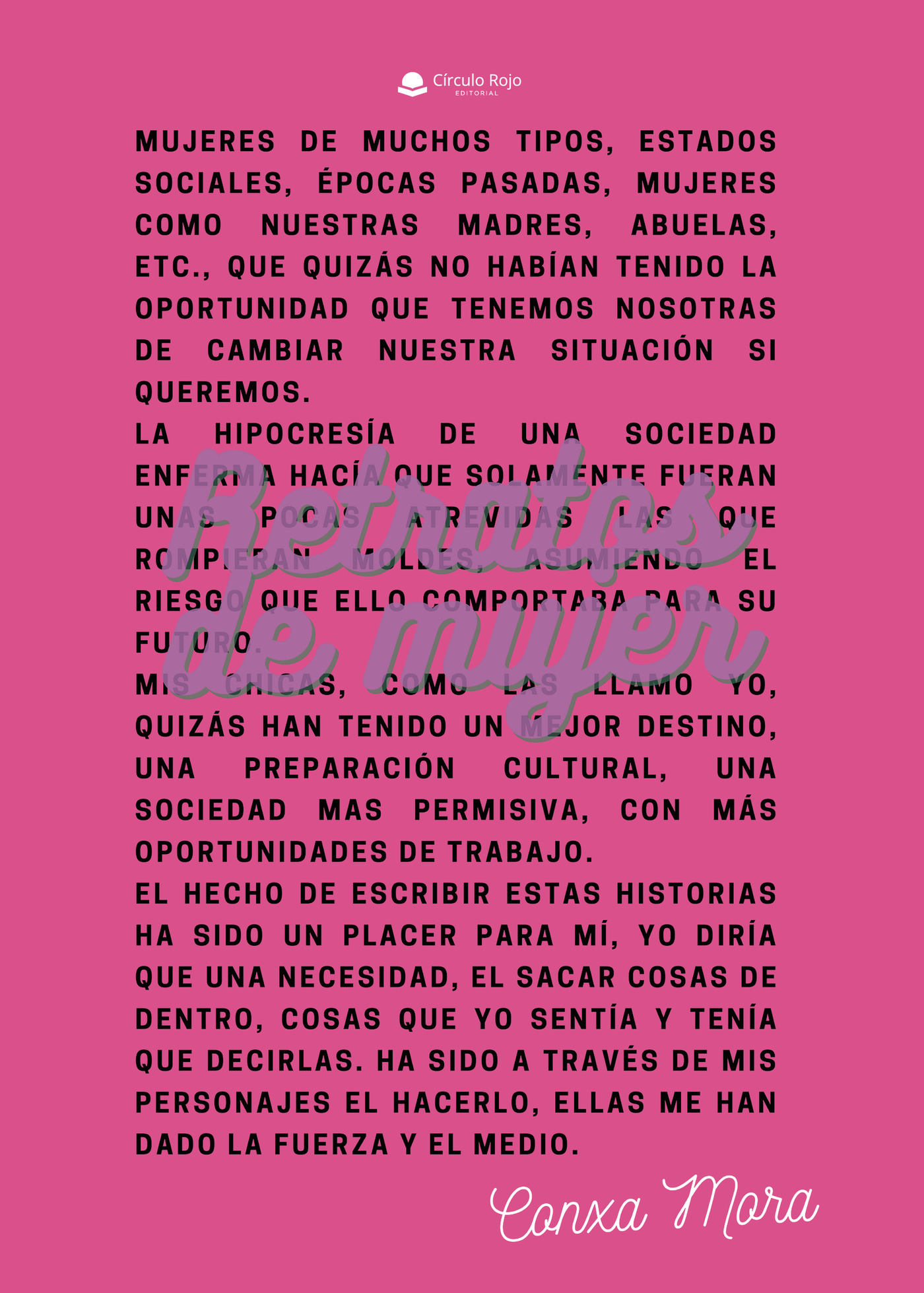 Portada de Retratos de mujer