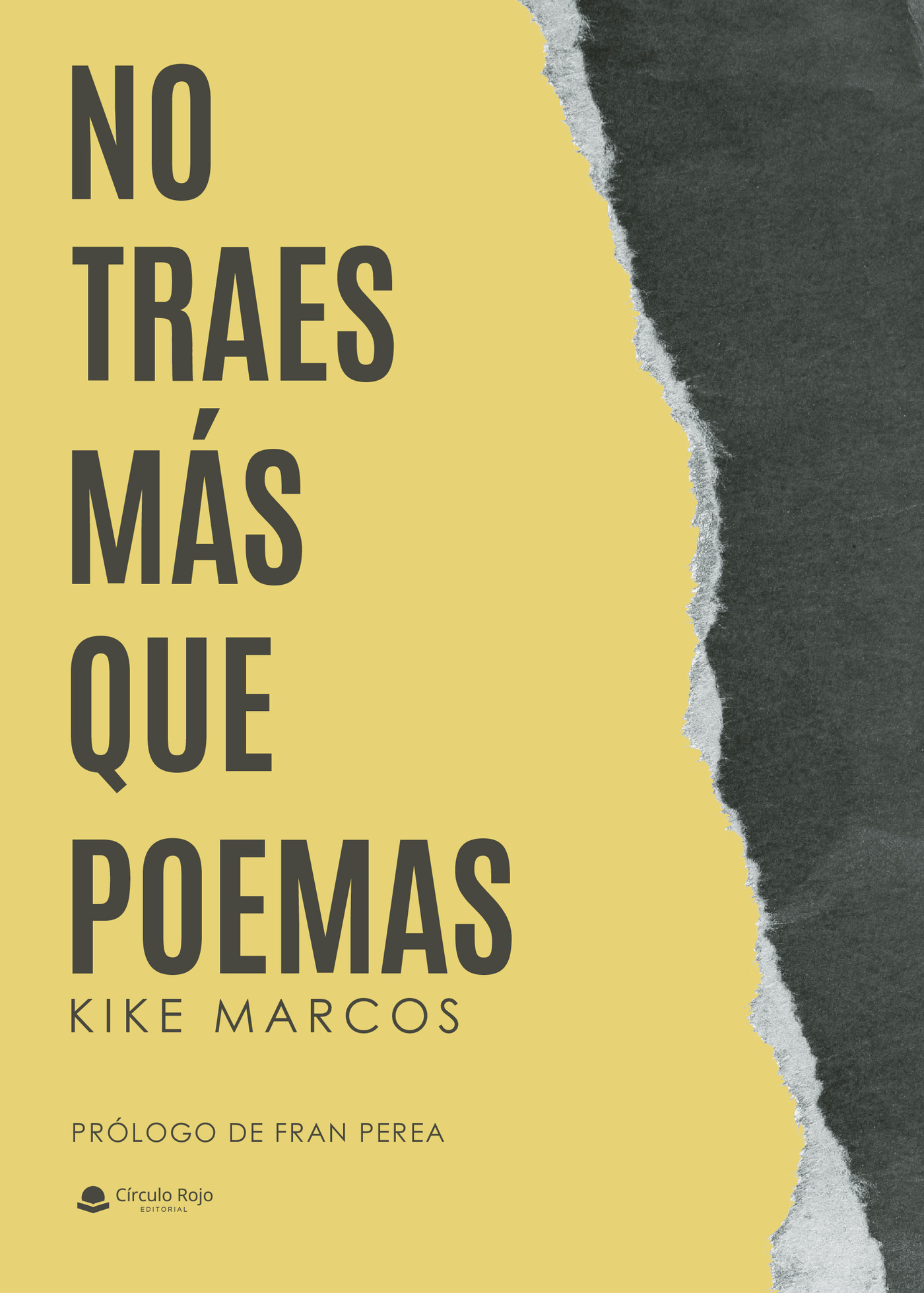 Portada de No traes más que poemas