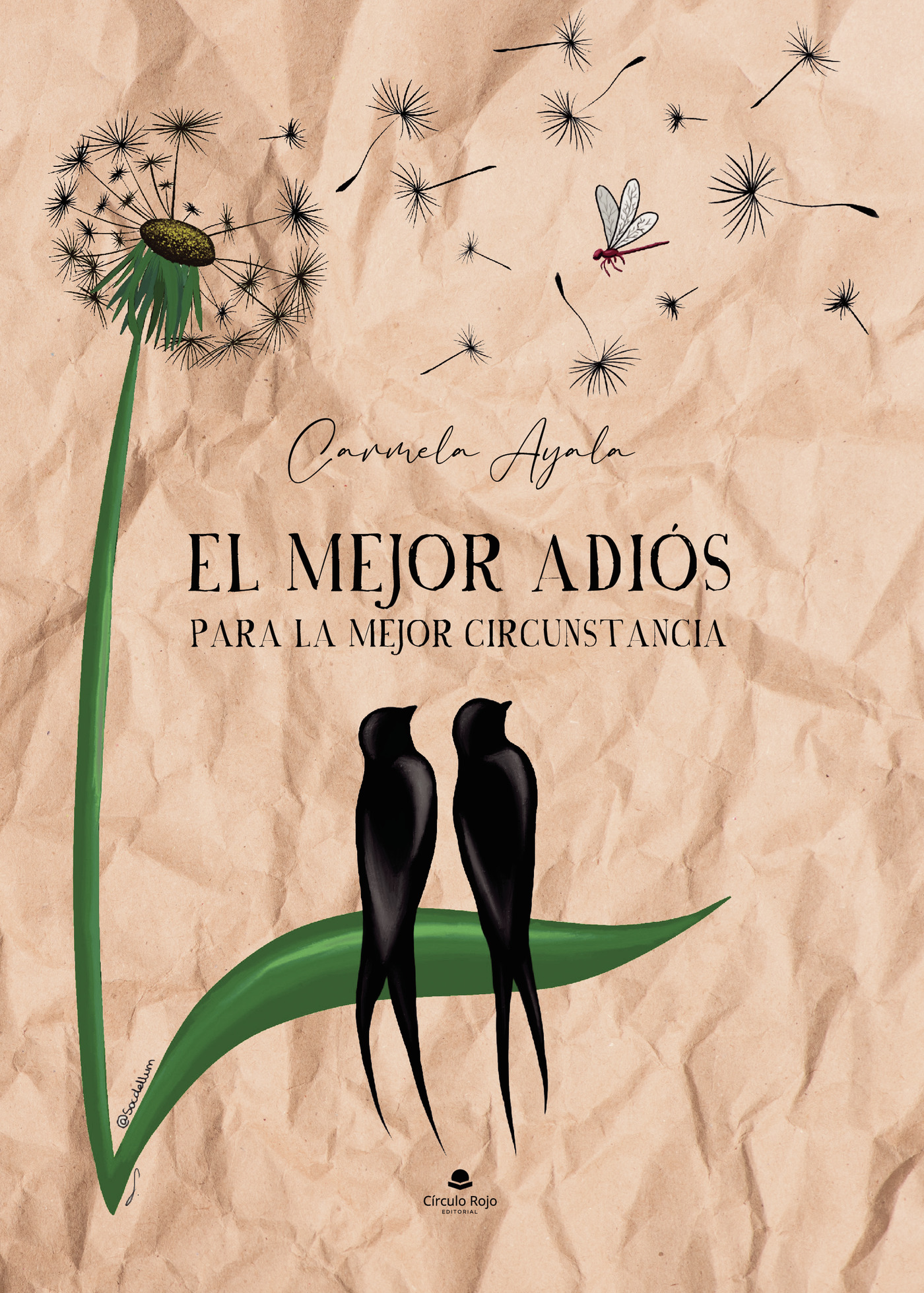 Portada de El mejor Adiós para la mejor circunstancia · Carmela Ayala