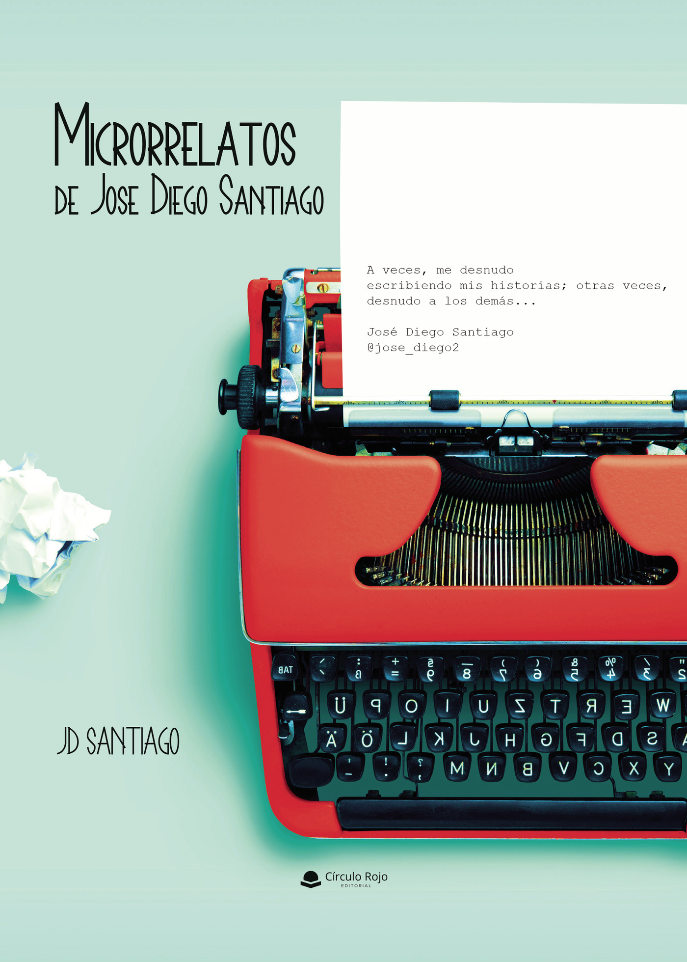 Portada de Microrrelatos de Jose Diego Santiago