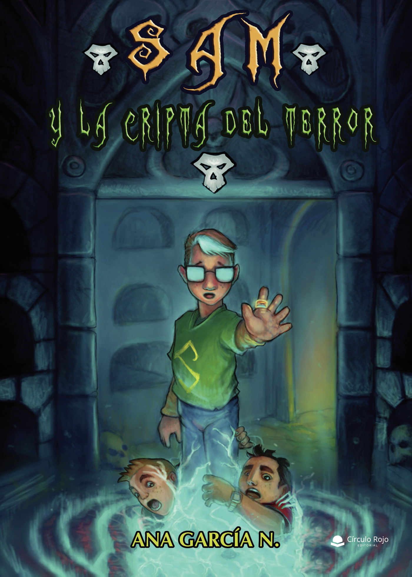 Portada de Sam y la cripta del terror