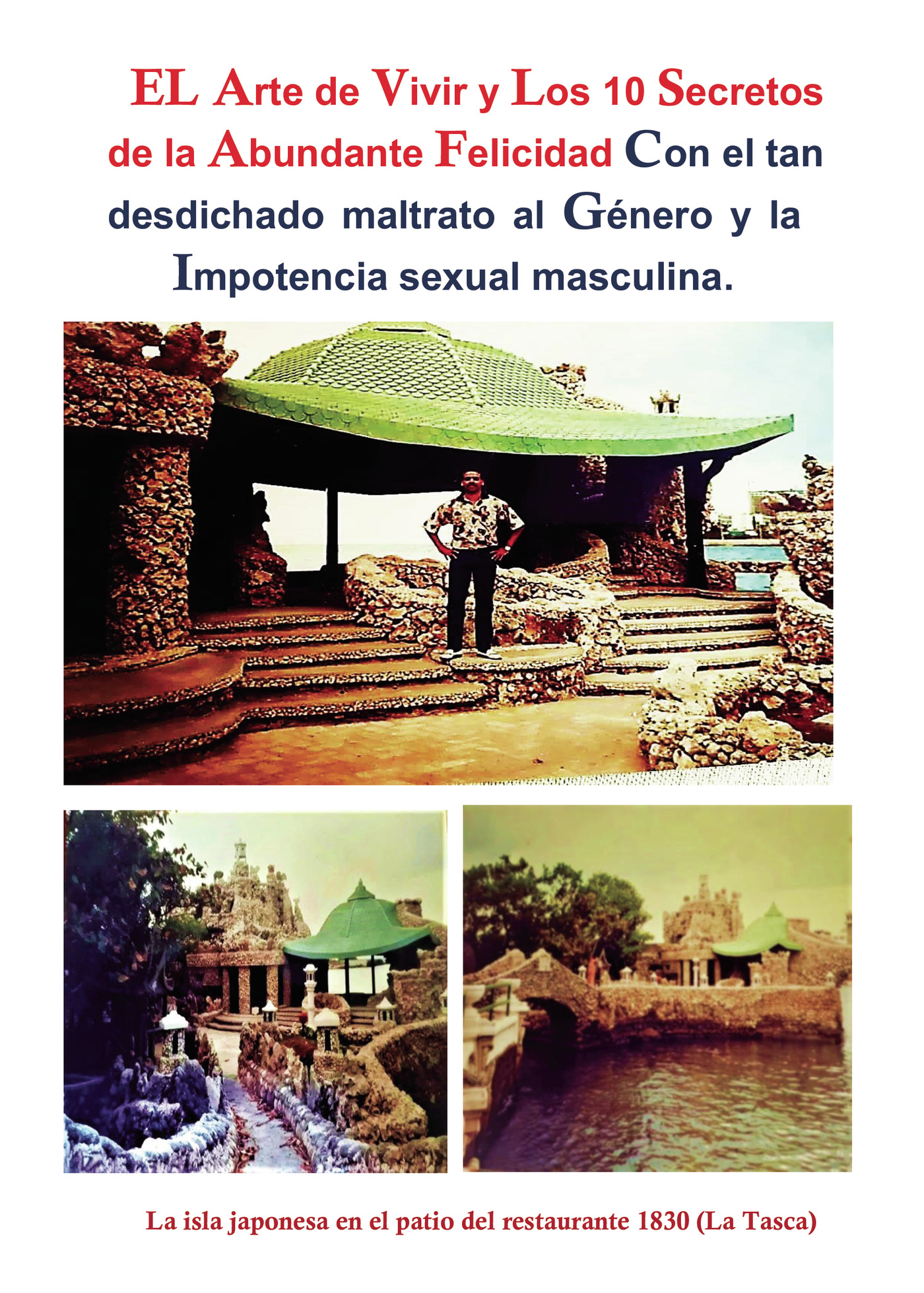 Portada de El arte de vivir y los 10 Secretos de la abundante felicidad con el tan desdichado maltrato al género y la impotencia sexual masculina