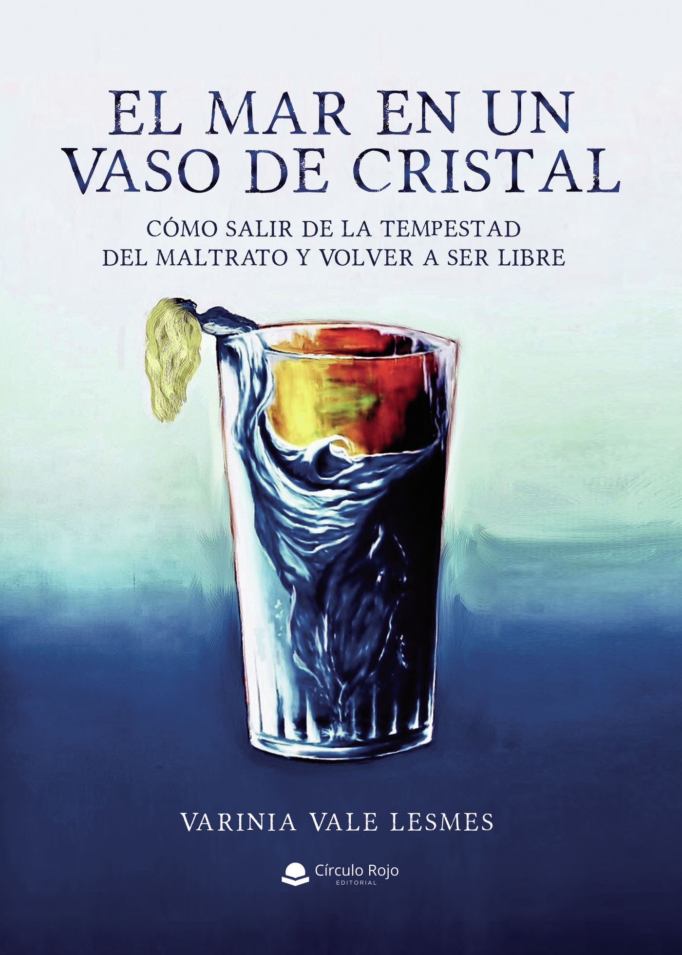 Portada de El mar en un vaso de cristal