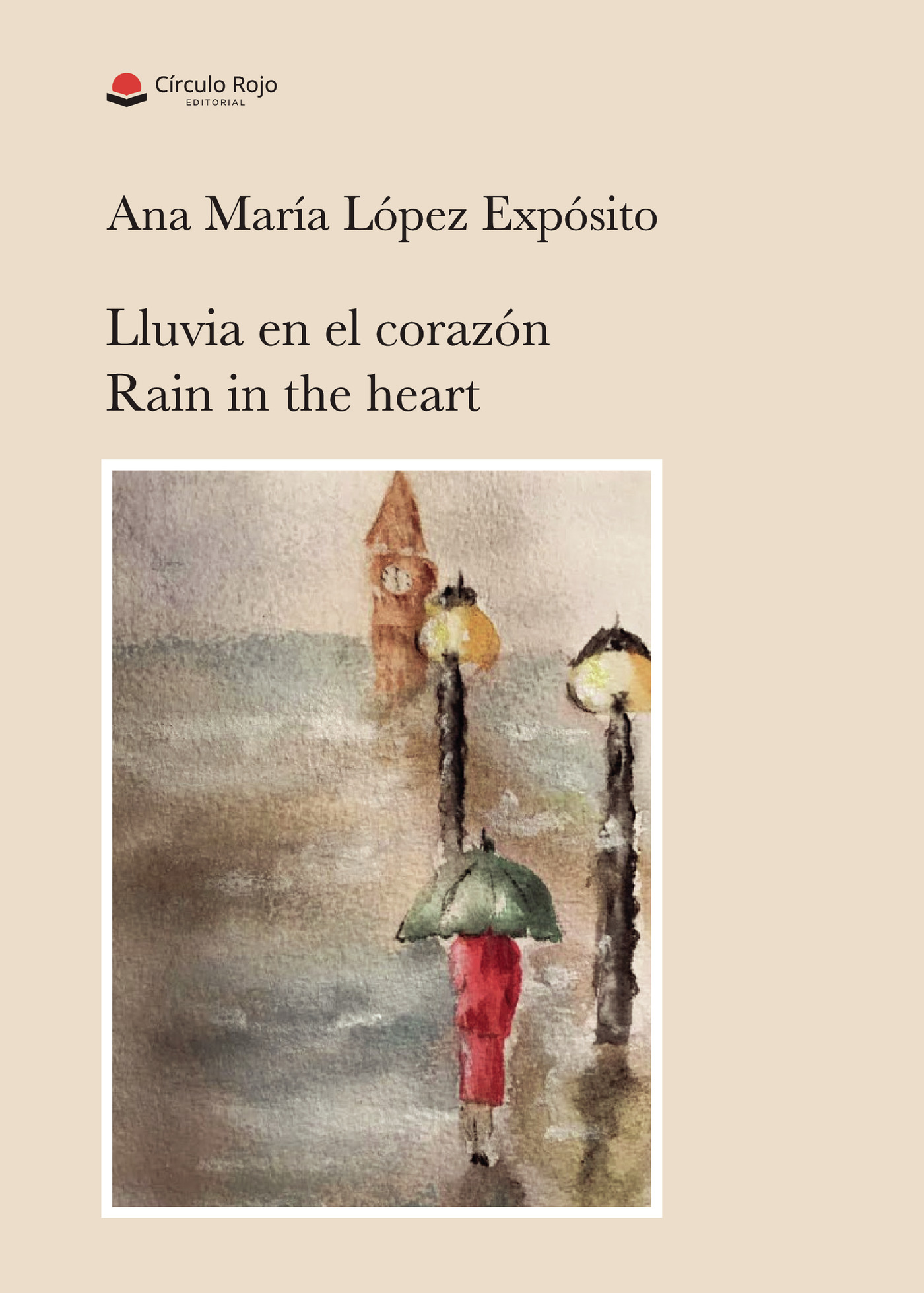 Portada de Lluvia en el corazón / Rain in the heart