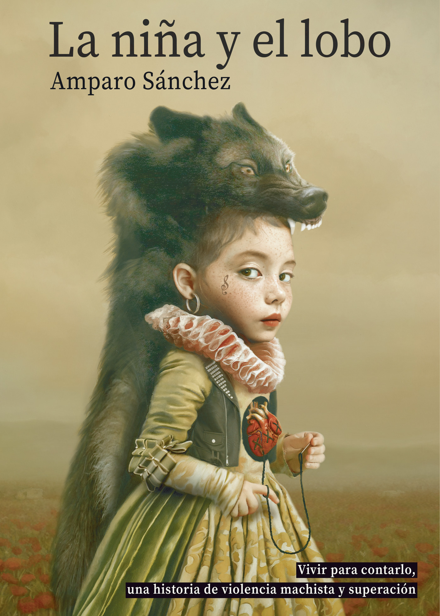 Portada de La niña y el lobo · Amparo Sánchez