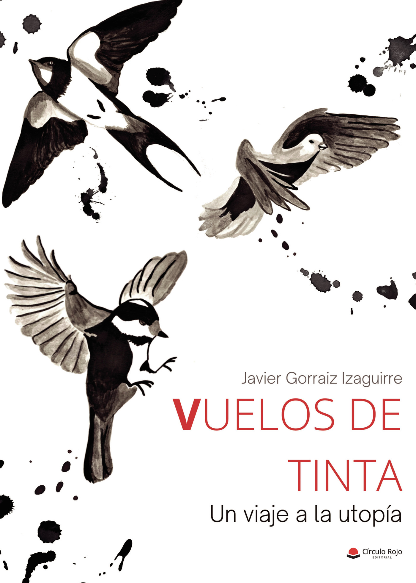 Portada de Vuelos de tinta · Javier Gorraiz Izaguirre