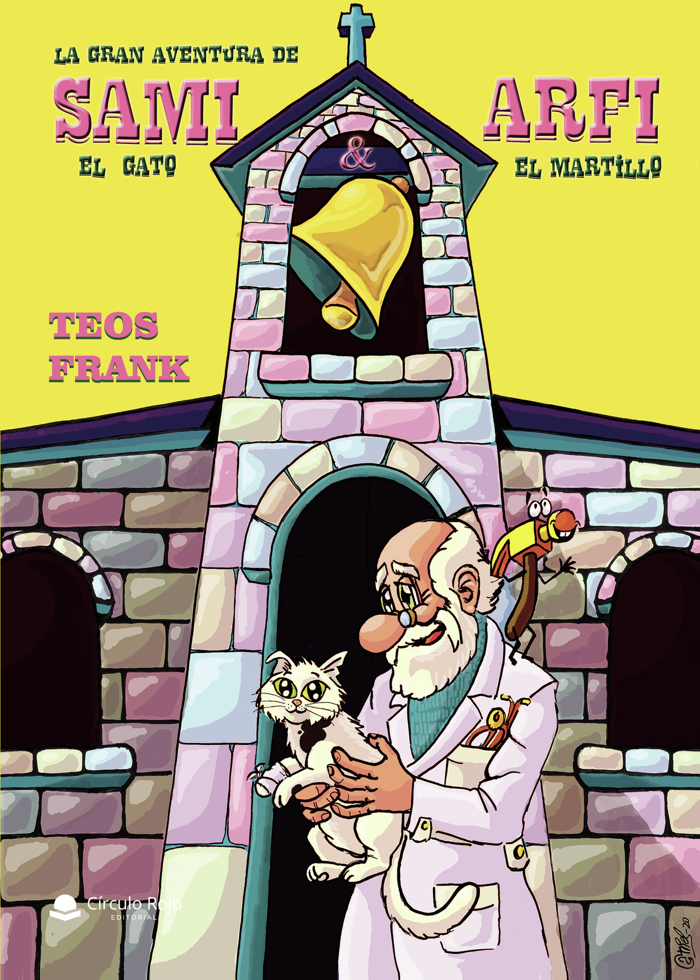 Portada de La gran aventura de Sami y Arfi el gato y el martillo