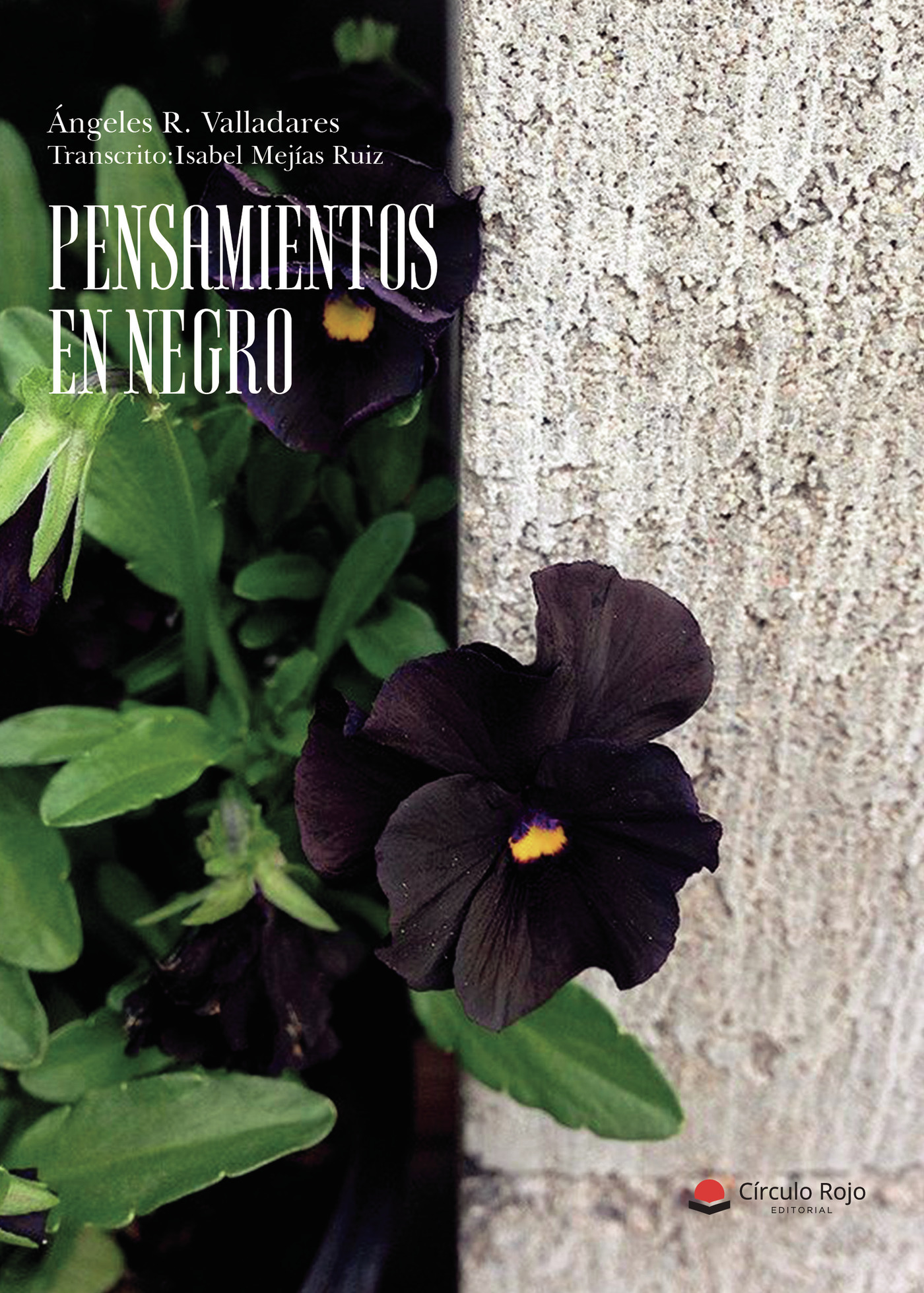Portada de Pensamientos en negro · Ángeles Ruiz Valladanes