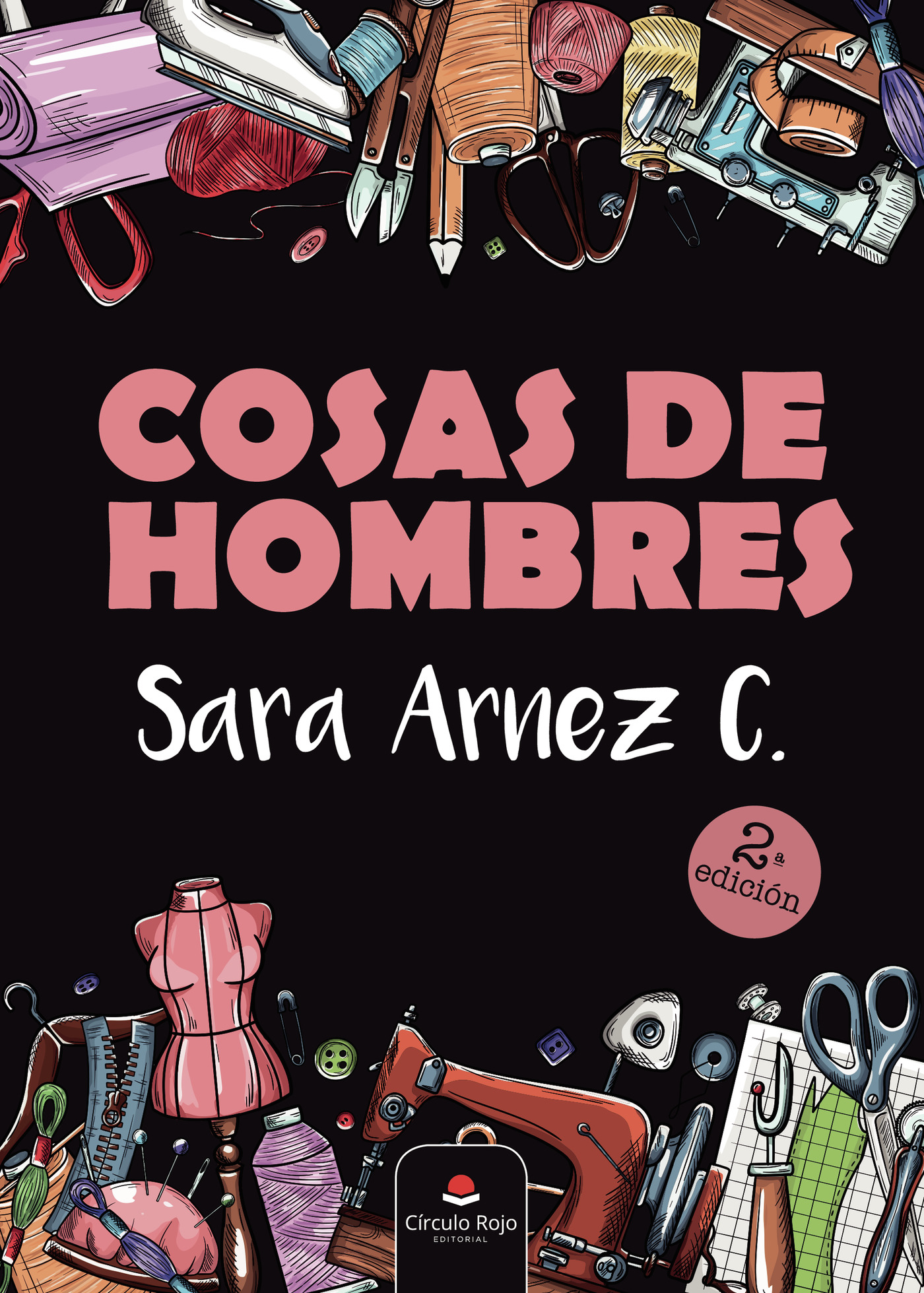 Portada de Cosas de hombres · Sara Arnez C.