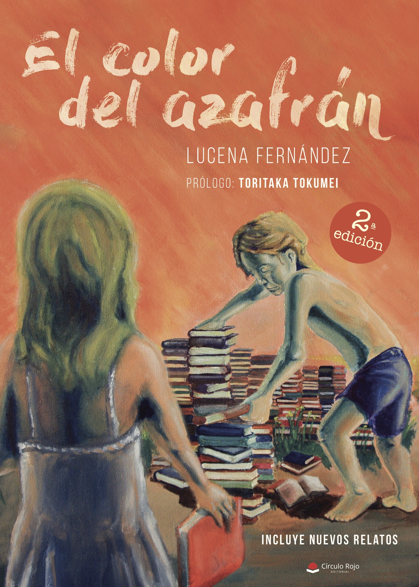 Portada de El color del azafrán · Lucena Fernández