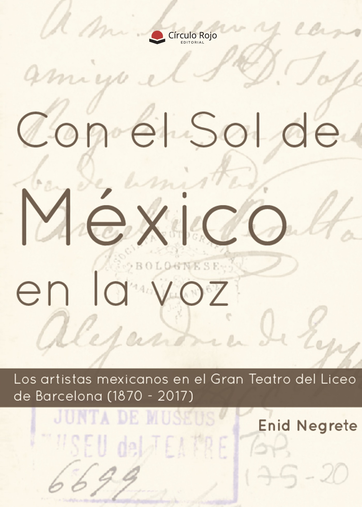 Portada de Con el sol de México en la voz