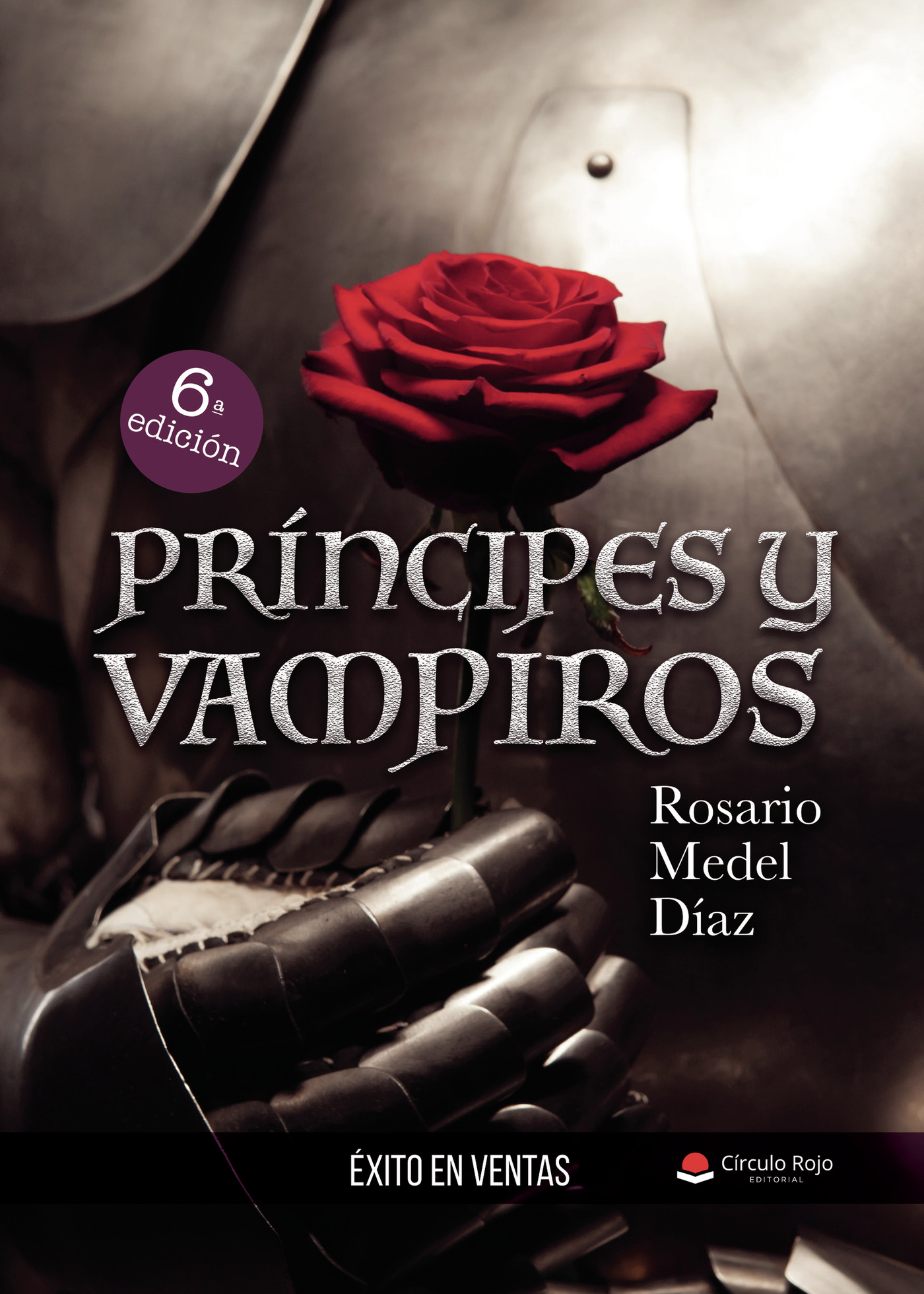 Portada de Príncipes y vampiros · ROSARIO MEDEL DÍAZ