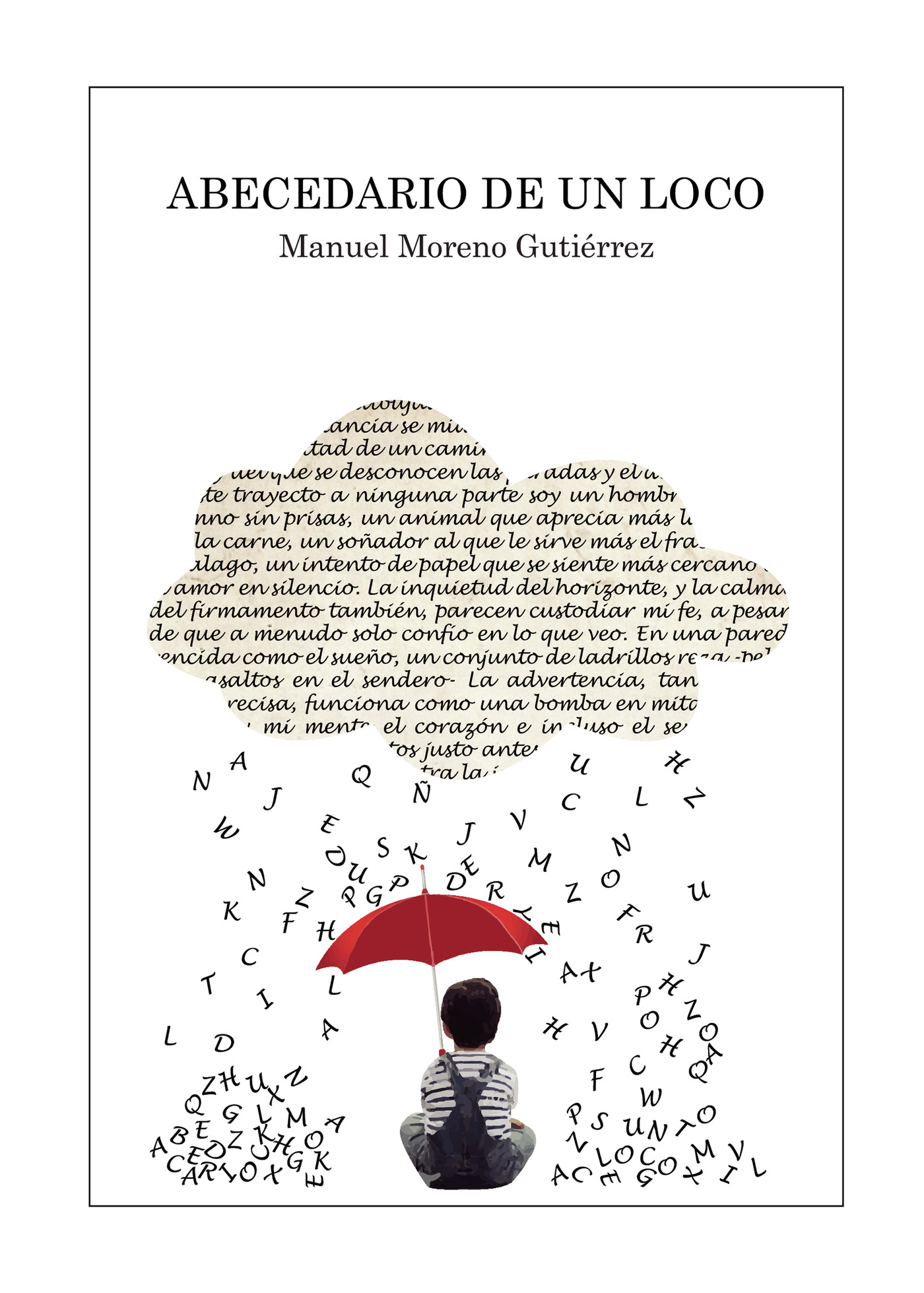 Portada de Abecedario de un loco · Manuel Moreno Gutiérrez