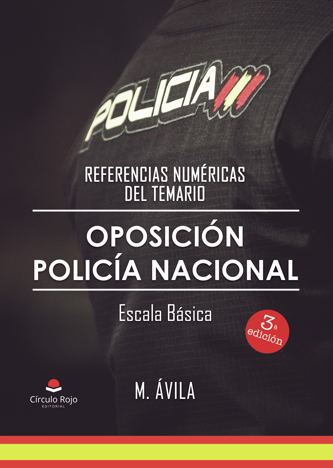 Portada de Referencias numéricas del temario. Oposición Policía Nacional Escala Básica