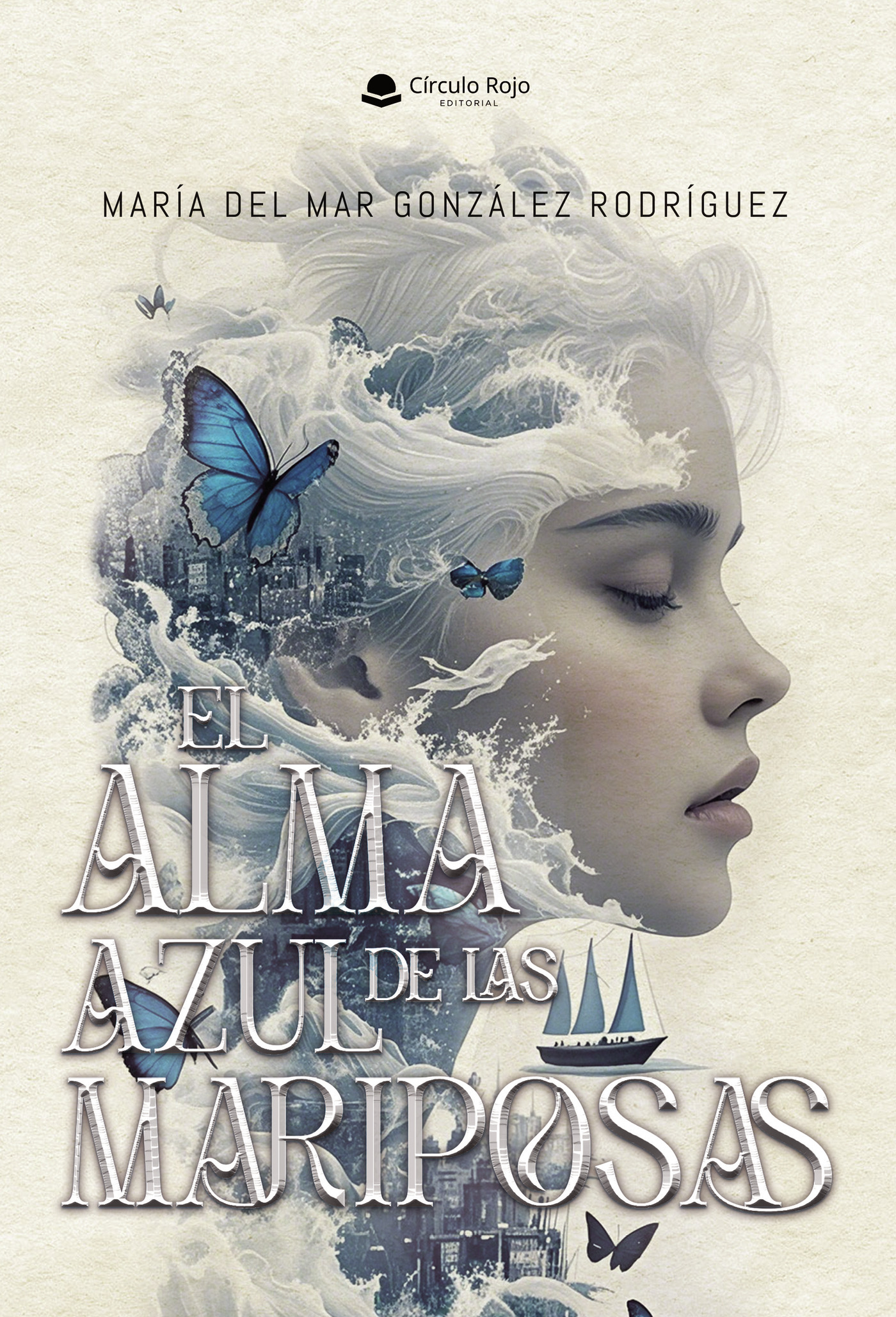Portada de El alma azul de las mariposas