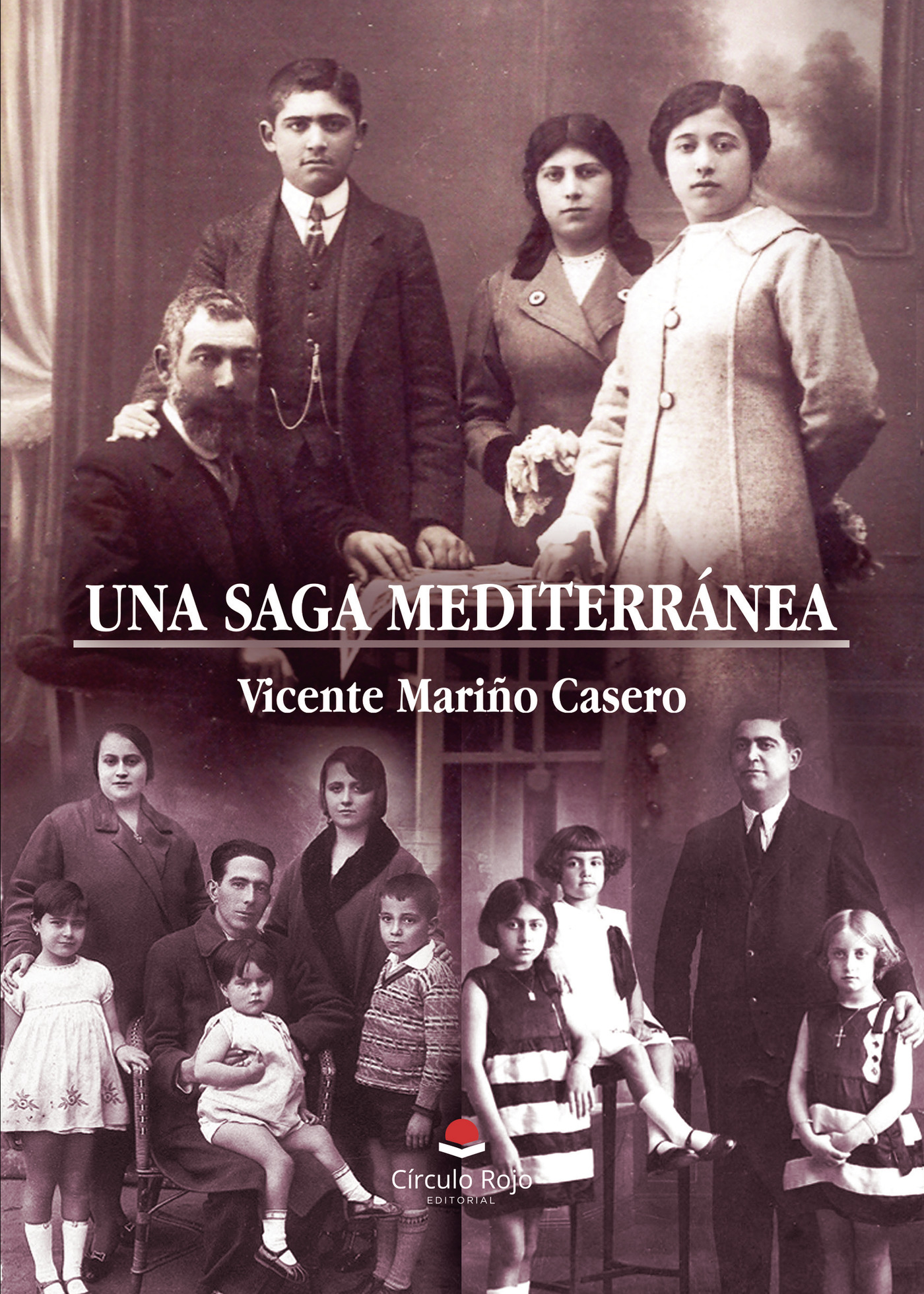 Portada de Una saga mediterránea · VICENTE MARIÑO CASERO