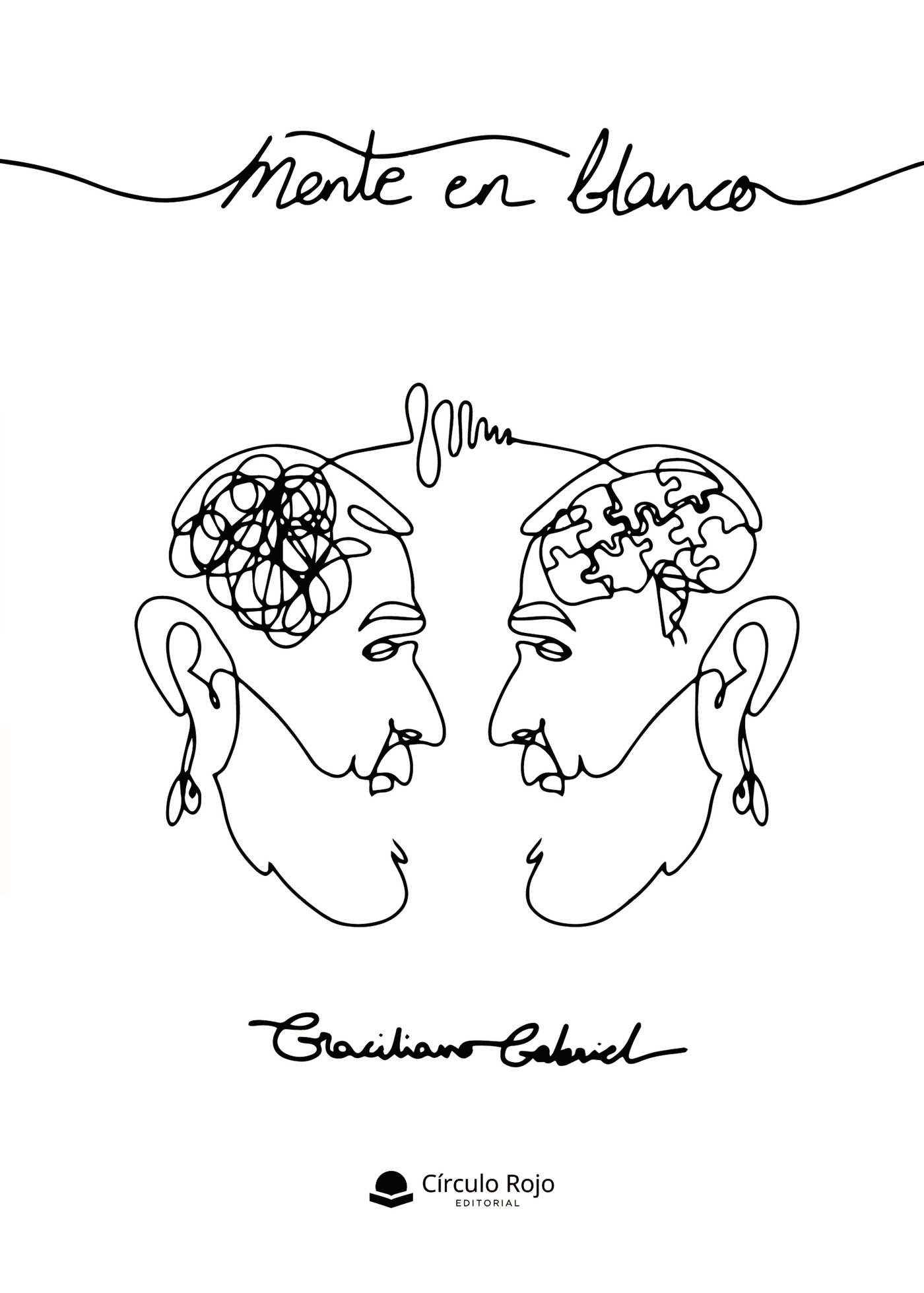 Portada de Mente en blanco · Graciliano Gabriel (G.G.)