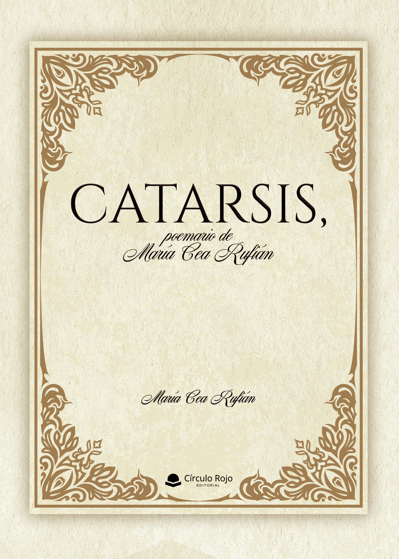 Portada de CATARSIS, poemario de María Cea Rufián