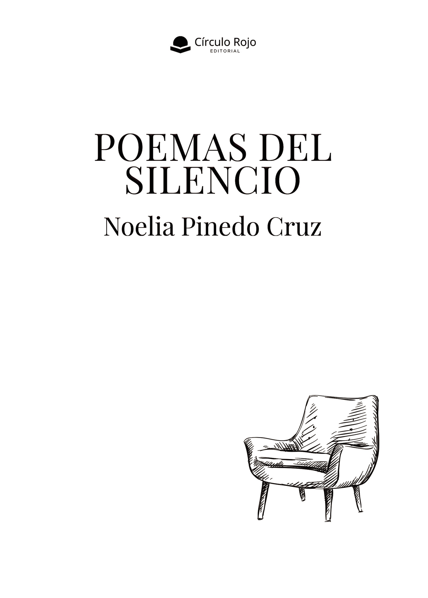 Portada de Poemas del silencio · Noelia Pinedo Cruz