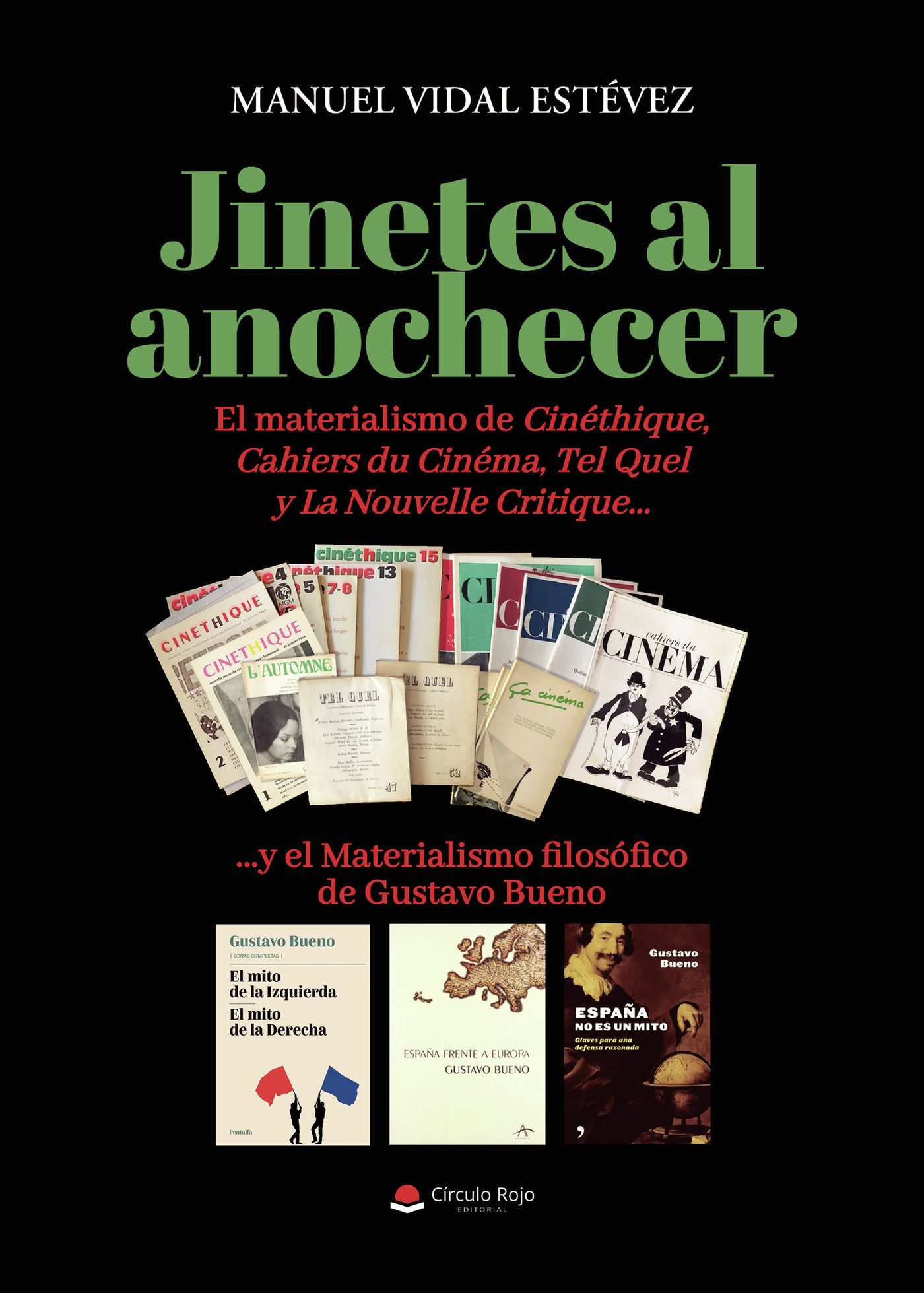 Portada de Jinetes al anochecer · Manuel Vidal Estévez