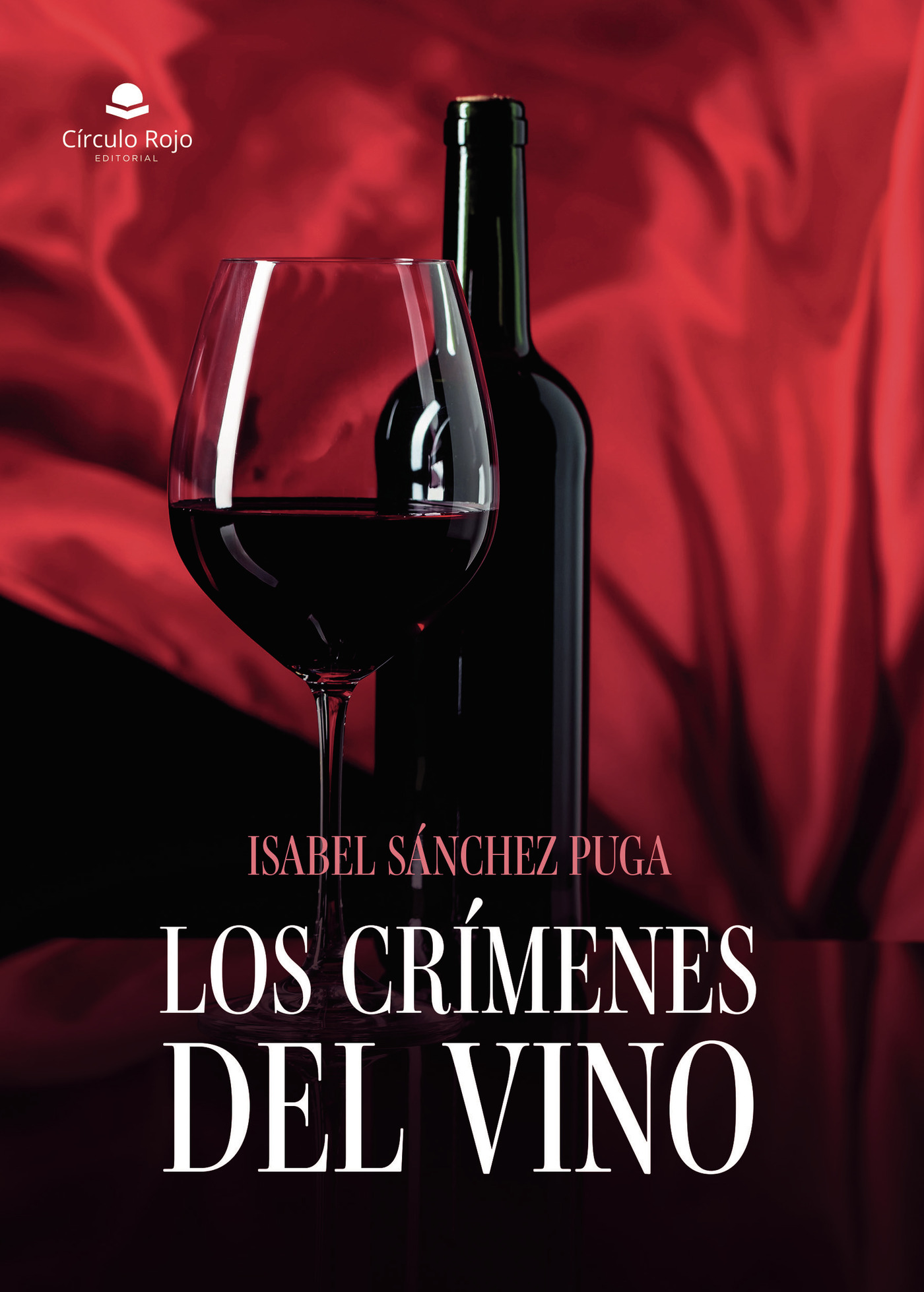 Portada de LOS CRÍMENES DEL VINO · Isabel Sánchez Puga