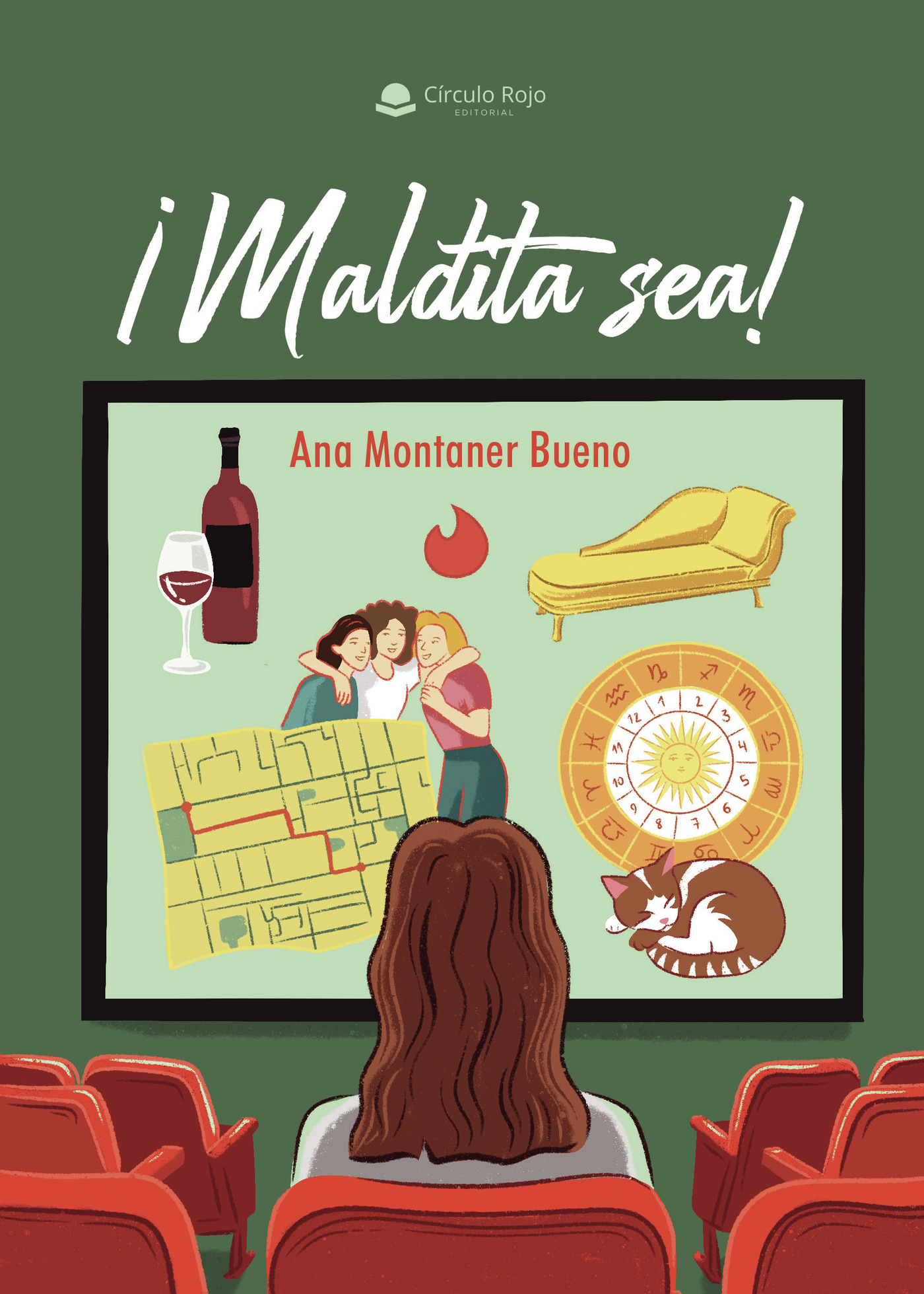 Portada de ¡Maldita sea! · Ana Montaner Bueno