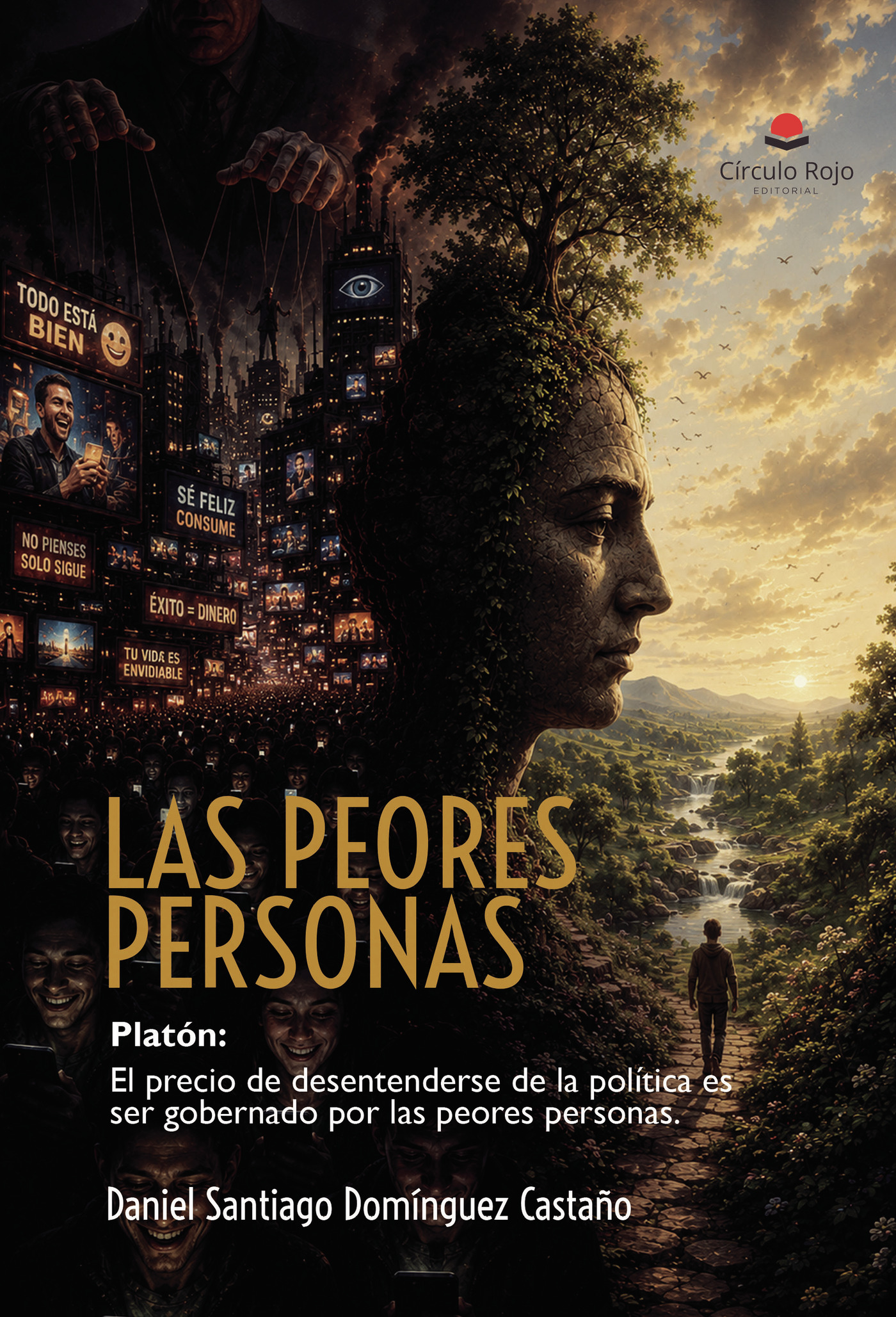 Portada de Las peores personas · Daniel Santiago Domínguez Castaño