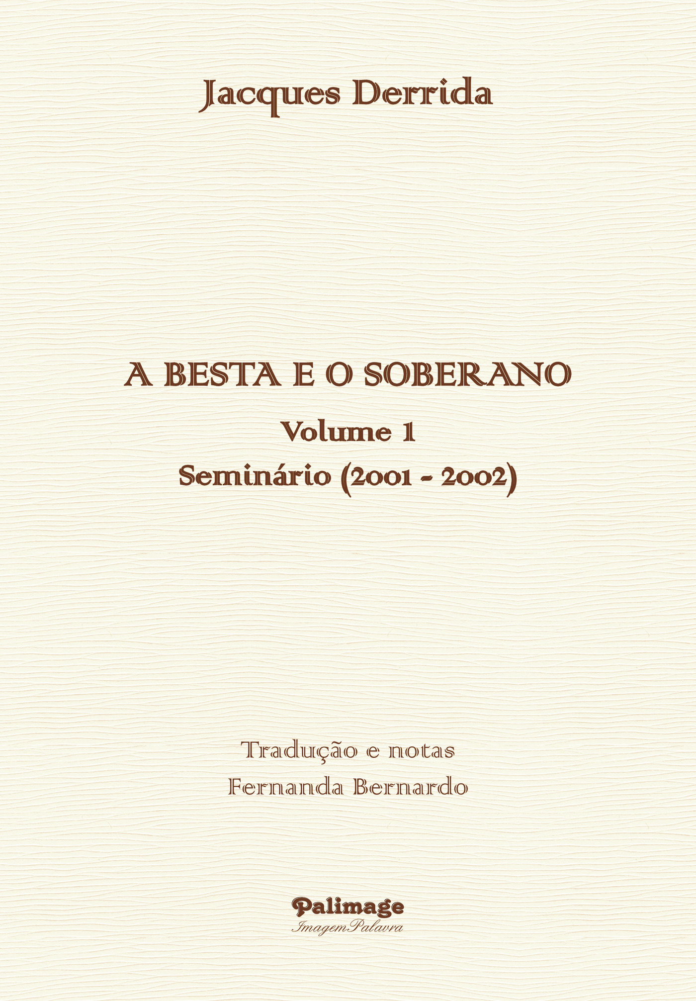 Portada de A Besta e o Soberano