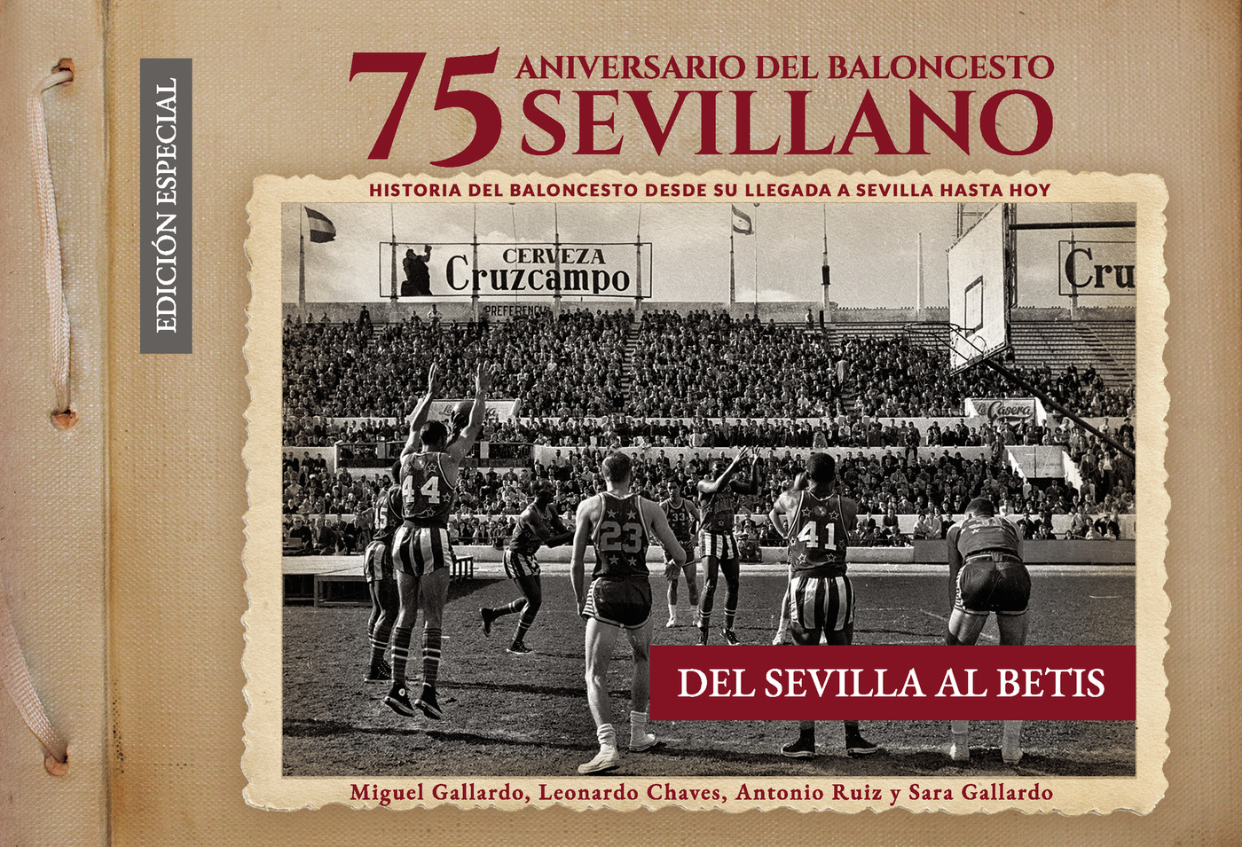 Portada de 75 Aniversario del baloncesto sevillano nueva edición